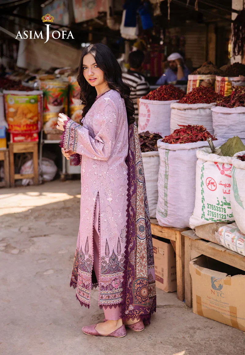Asim Jofa Digital Printed Khaddar 3PC - Image 2