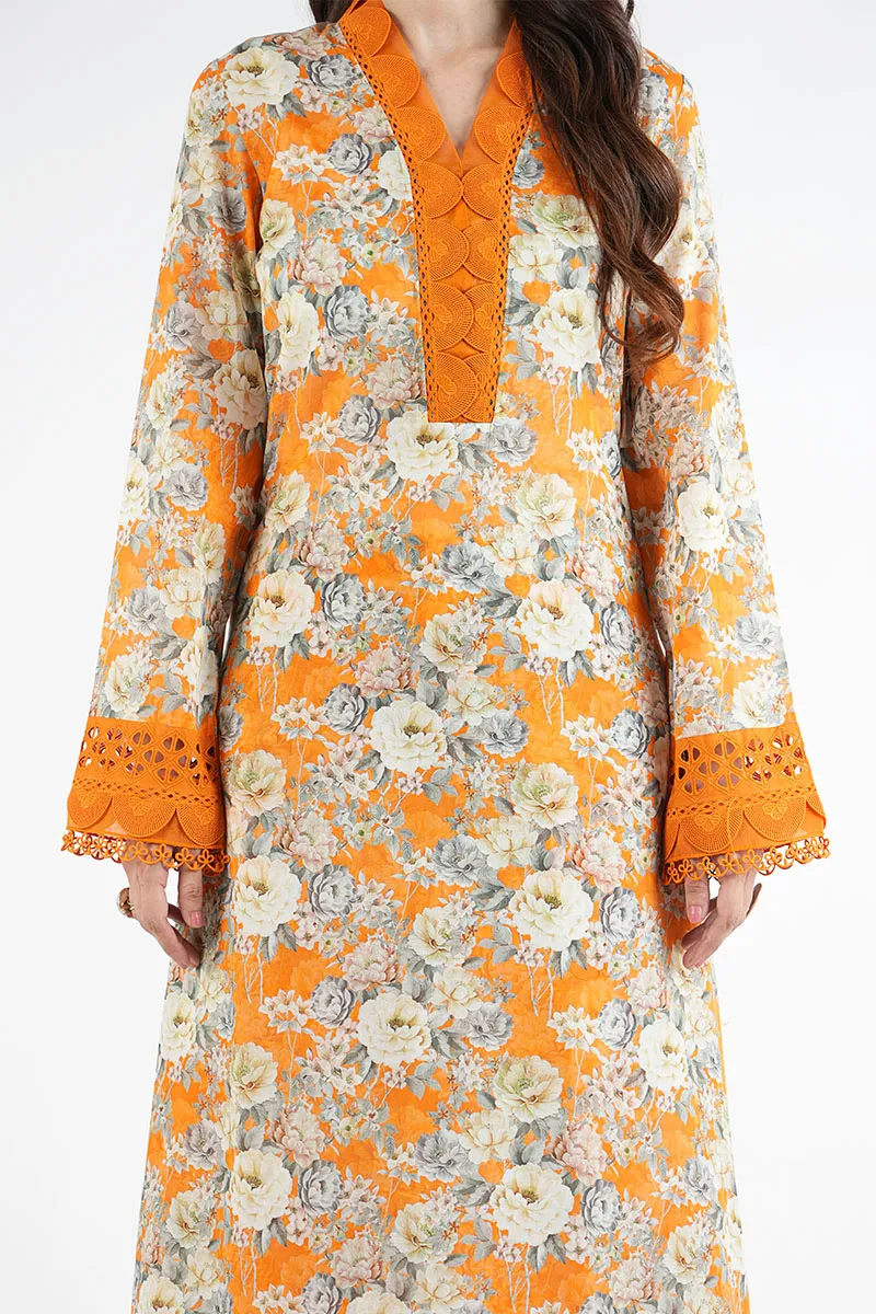Bareeza Printed Khaddar 3PC - Image 6
