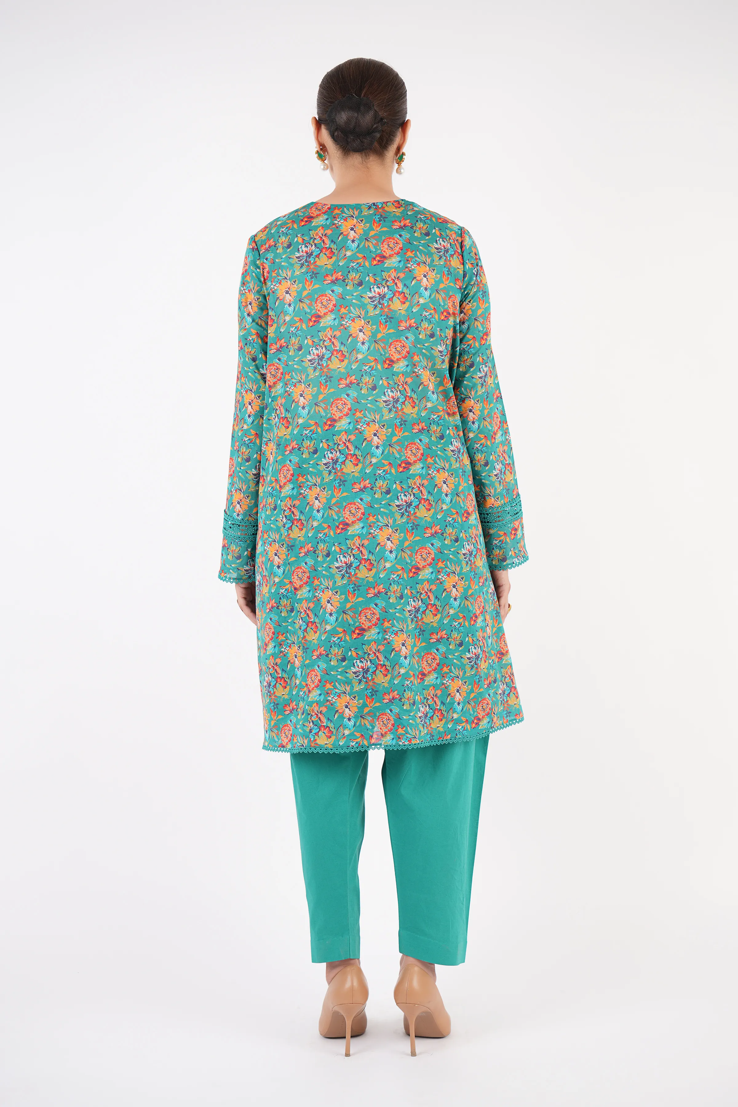 Bareeza Printed Khaddar 3PC - Image 5