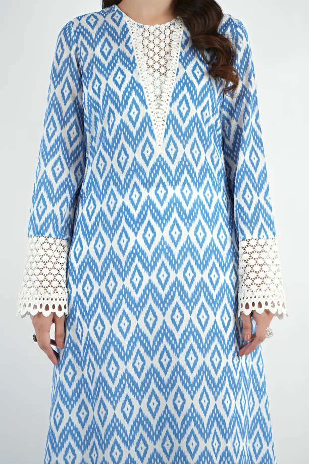 Bareeza Printed Khaddar 3PC - Image 3