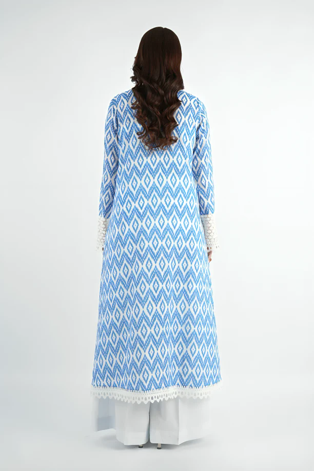 Bareeza Printed Khaddar 3PC - Image 4