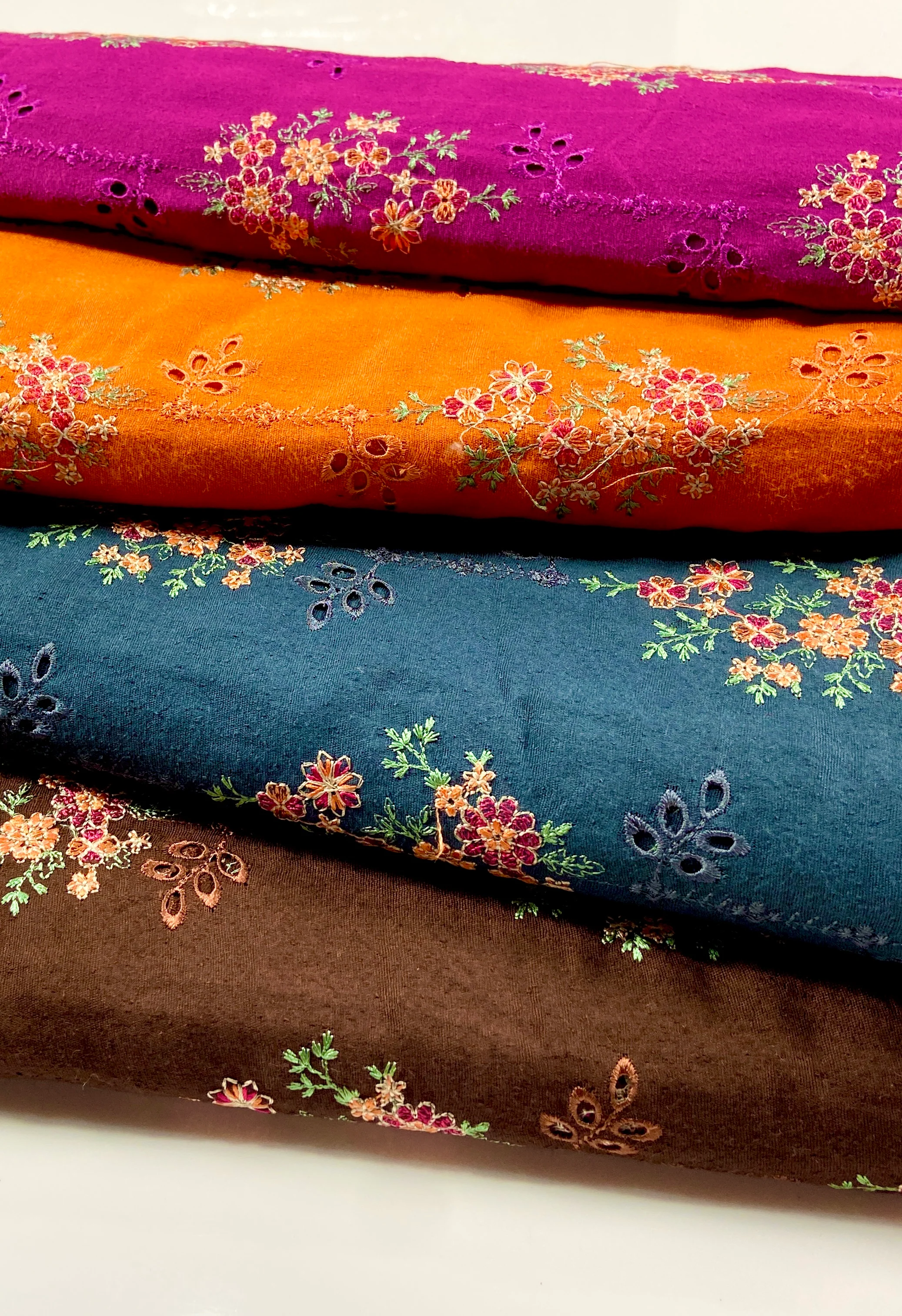 Pack of 4 – Bareeze Style Embroidered Karandi Fabric 2-PC - Image 2