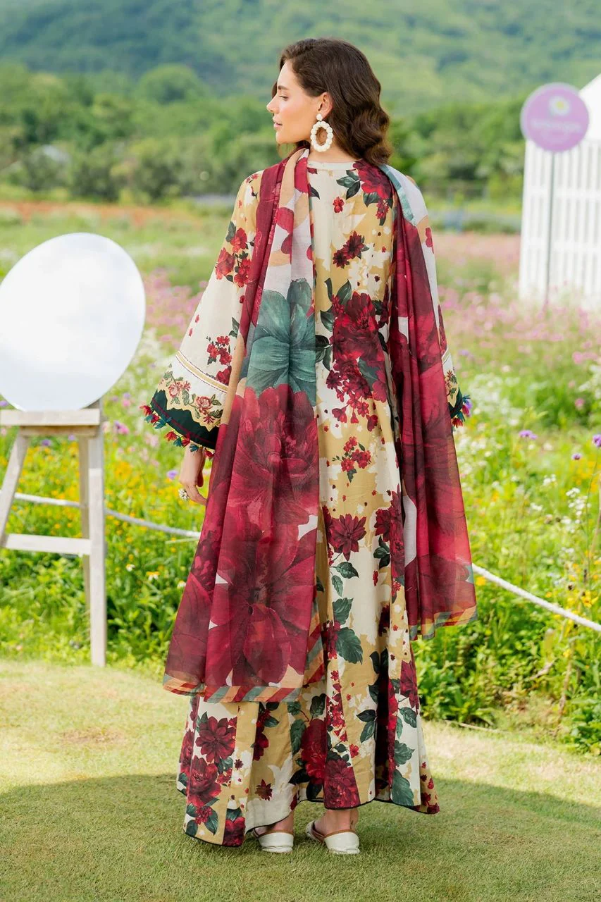 Baroque Digital Printed Lawn 3PC - Image 2