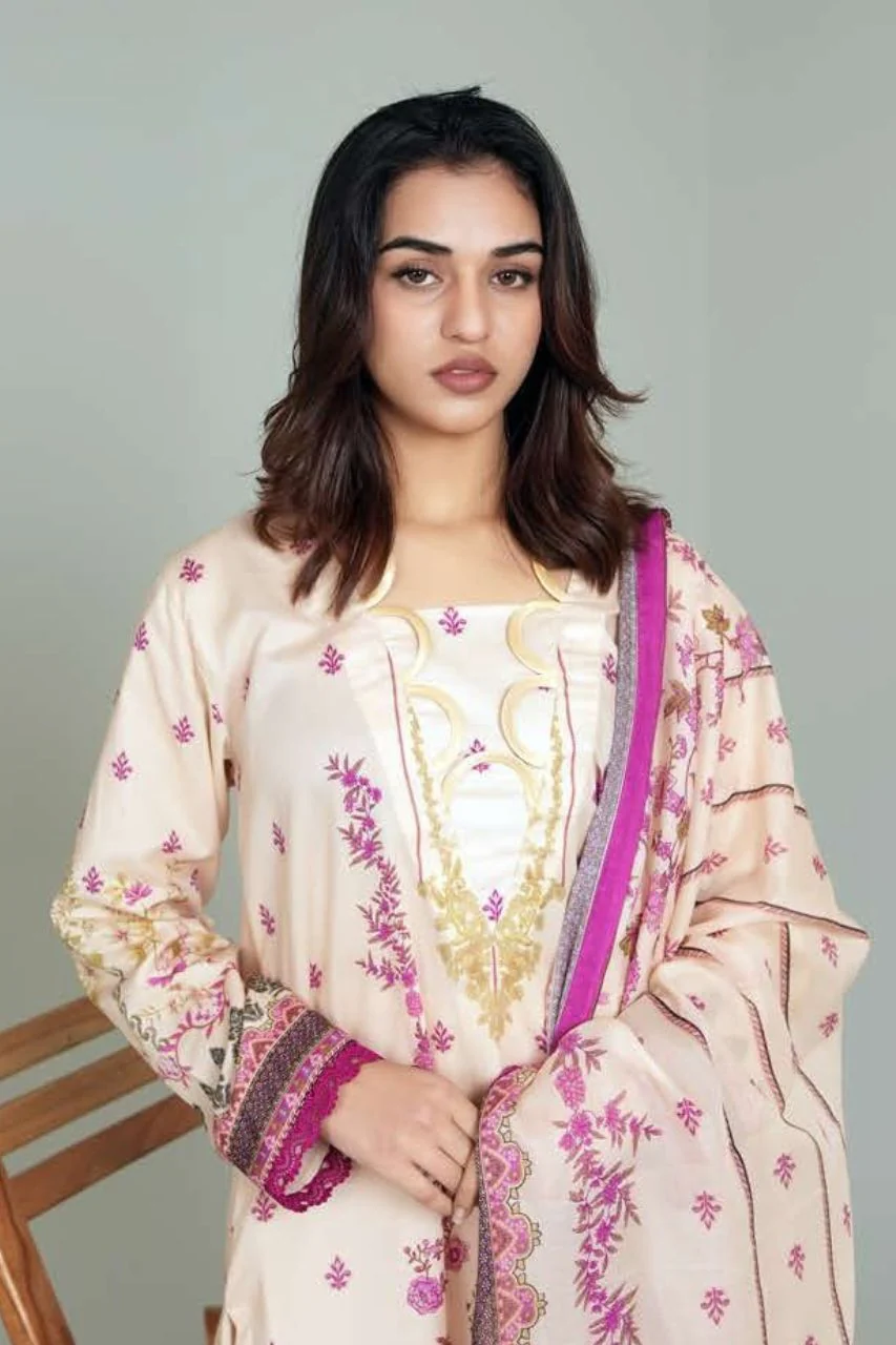 Basant Digital Printed Lawn 3PC - Image 3