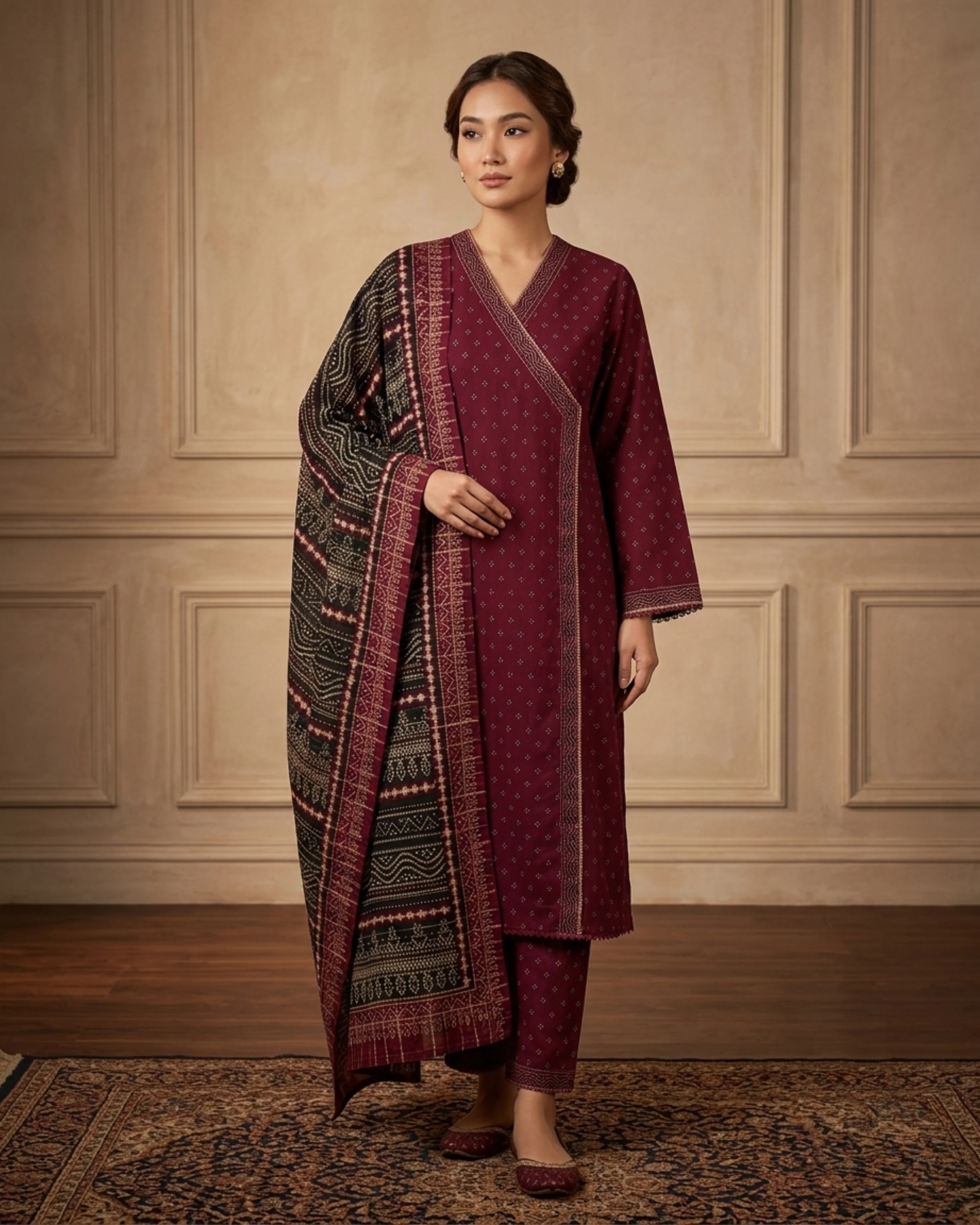 Bin Saeed Digital Printed Lawn 3PC