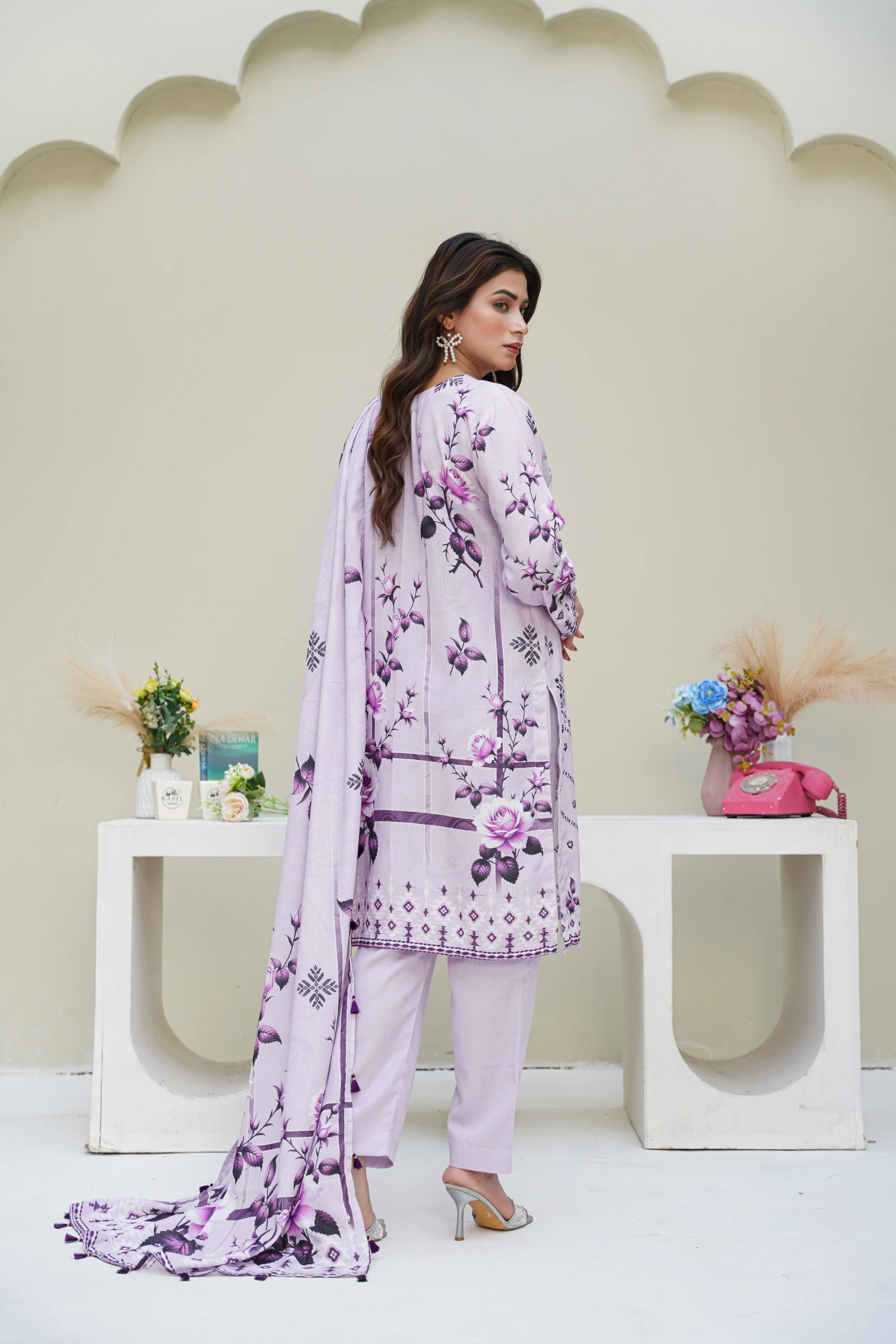 Cora By Anaya Noor Emb Karandi 3-PC - Image 4