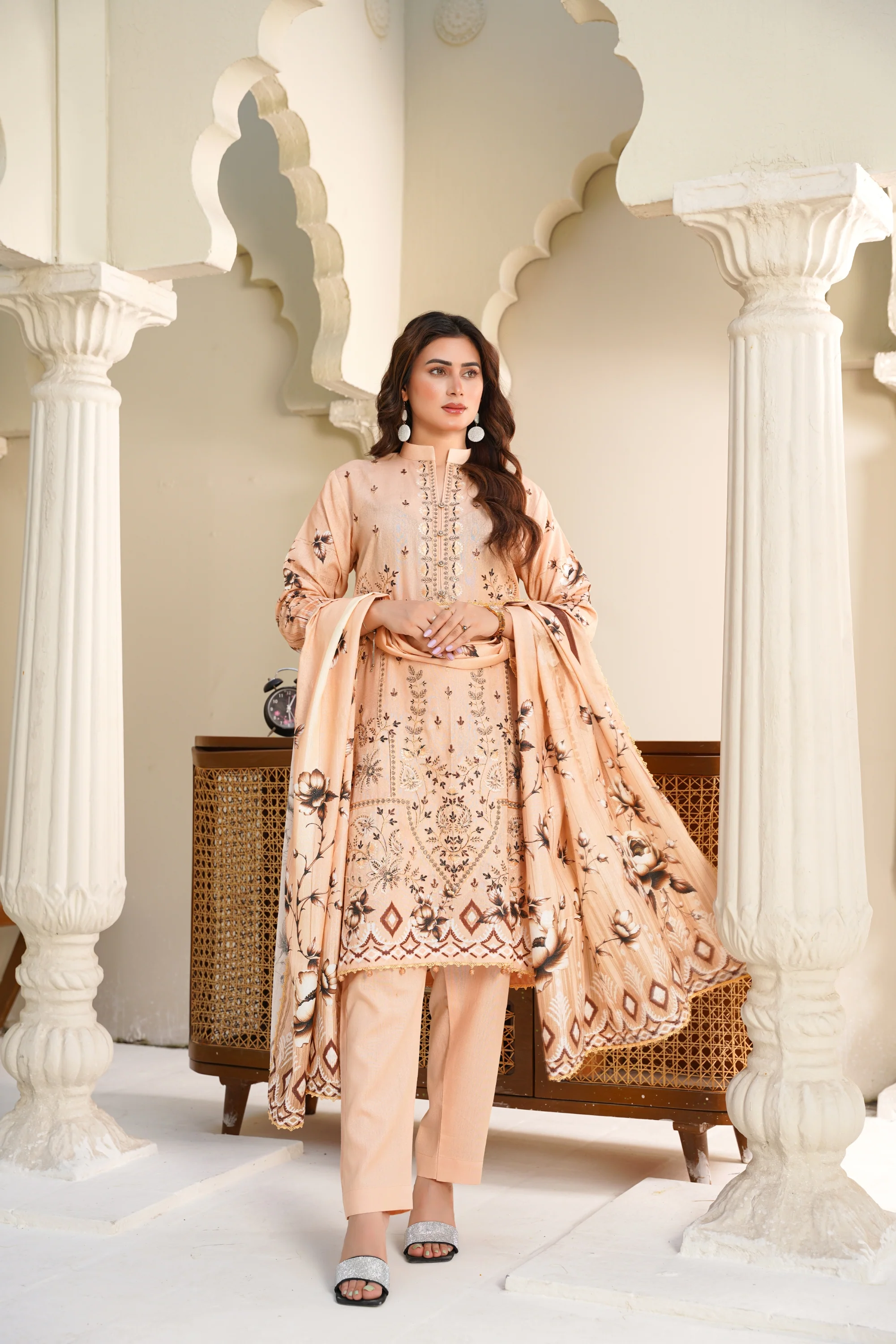 Cora By Anaya Noor Emb Karandi 3-PC - Image 10