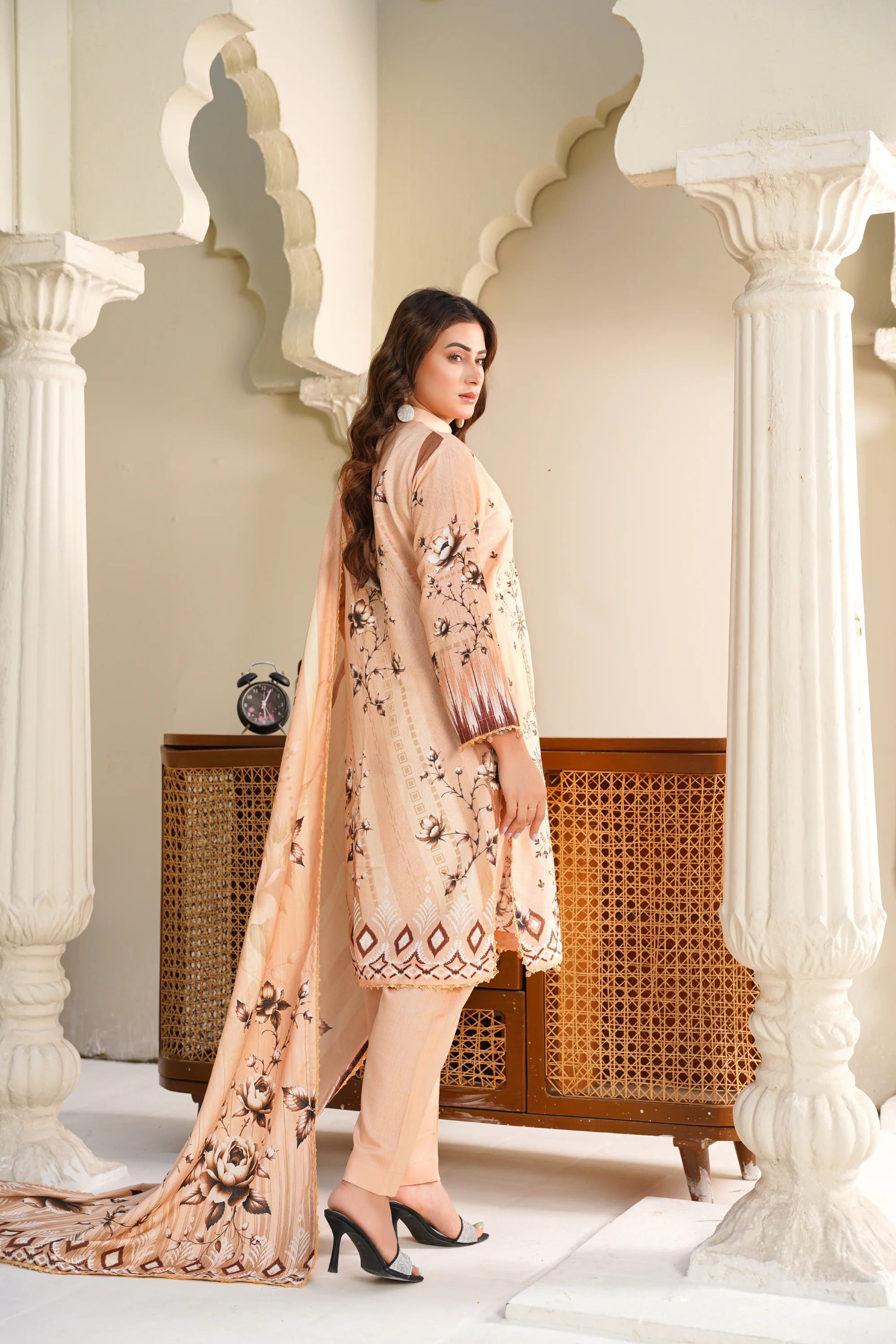Cora By Anaya Noor Emb Karandi 3-PC - Image 2