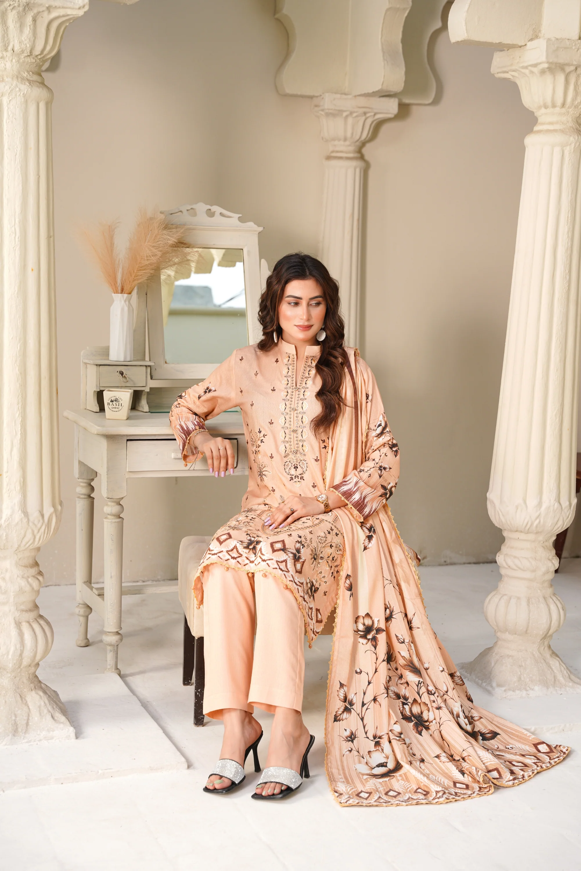 Cora By Anaya Noor Emb Karandi 3-PC - Image 8