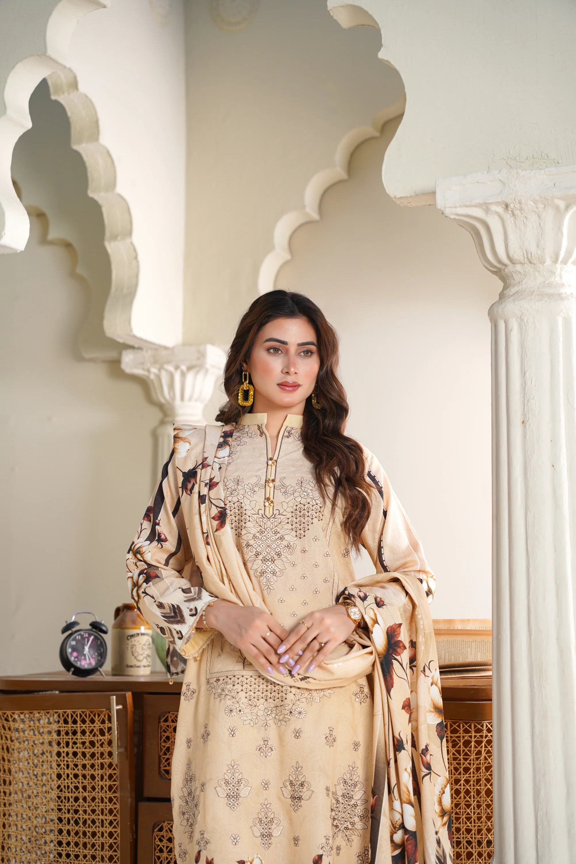 Cora By Anaya Noor Emb Karandi 3-PC - Image 5