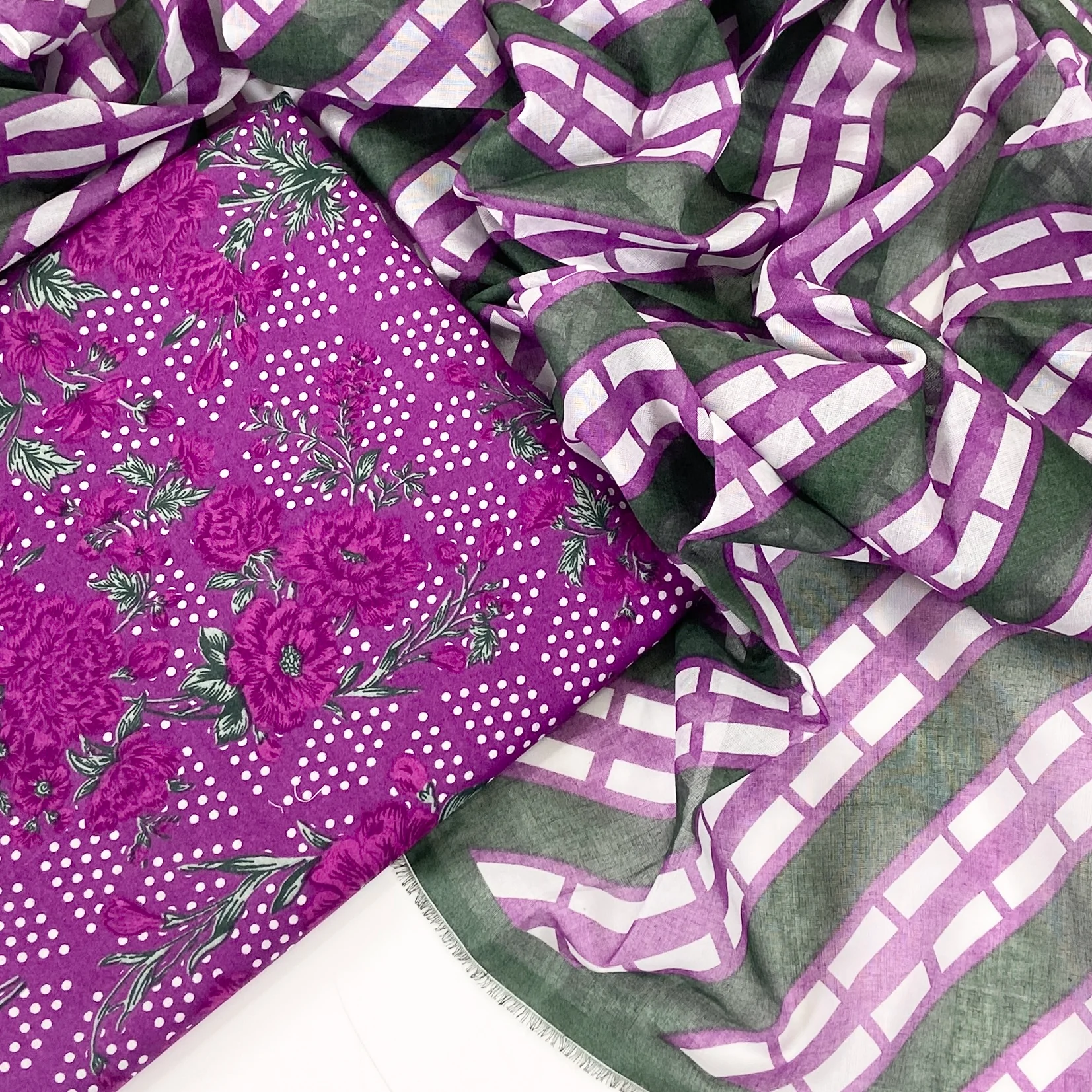 Digital Printed Shirt Dupatta Lawn 2PC - Image 2