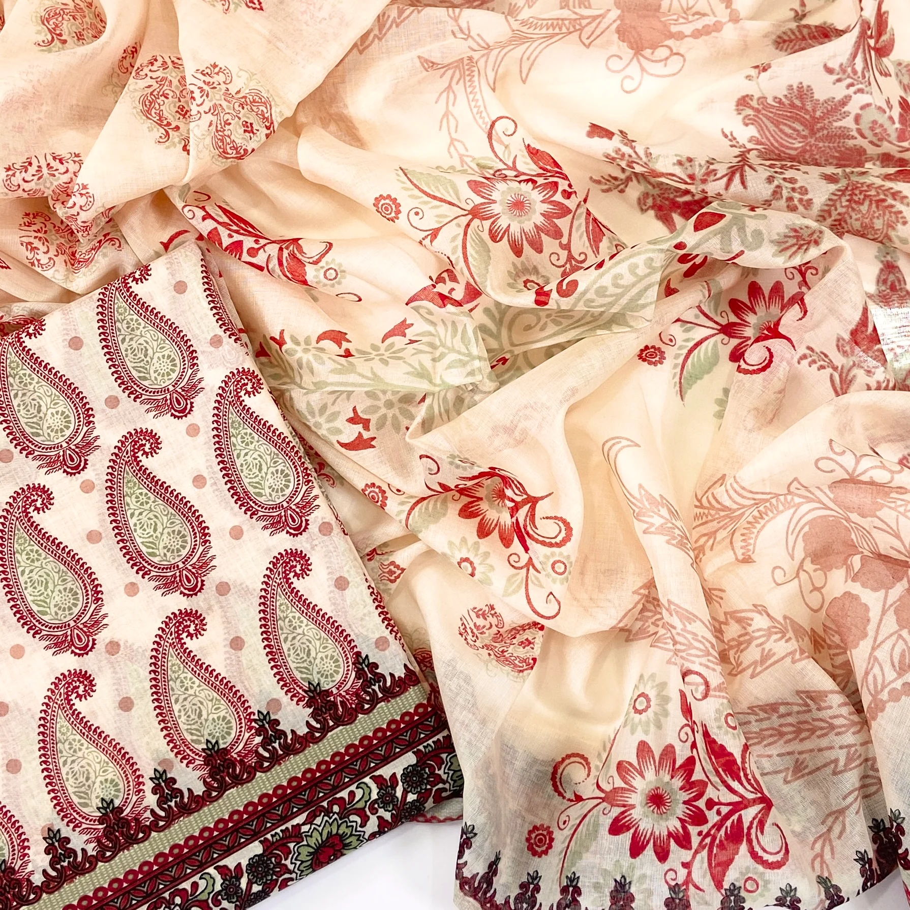 Digital Printed Shirt Dupatta Lawn 2PC - Image 2