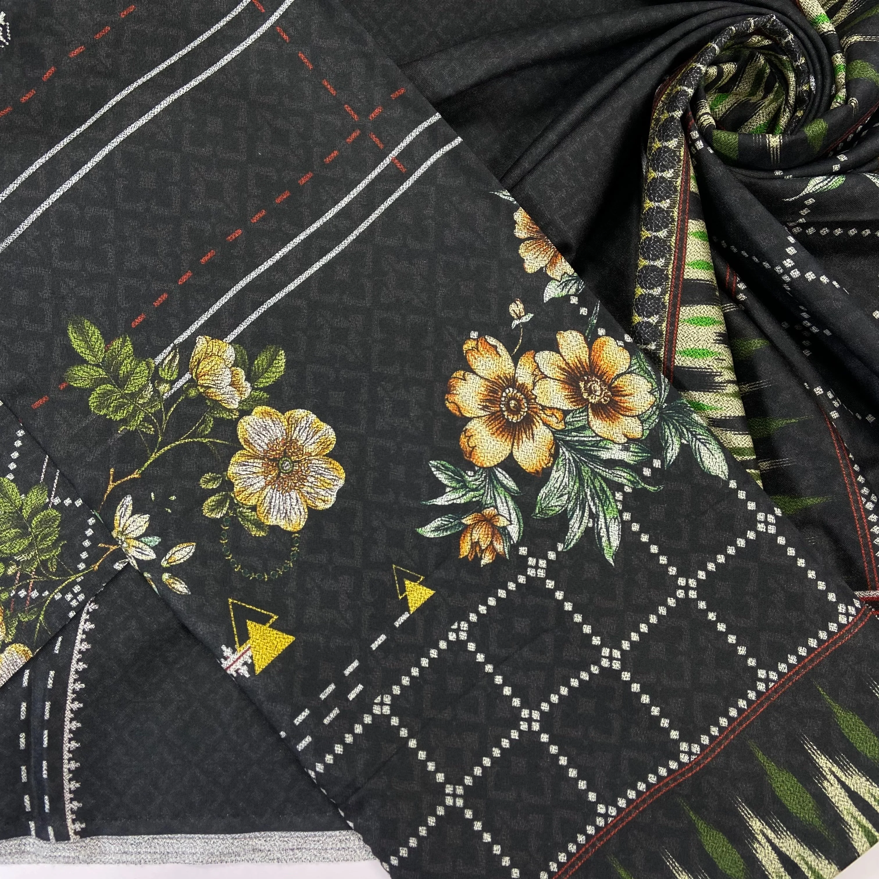 Digital Printed Wool Dhanak-Shirt - Image 3