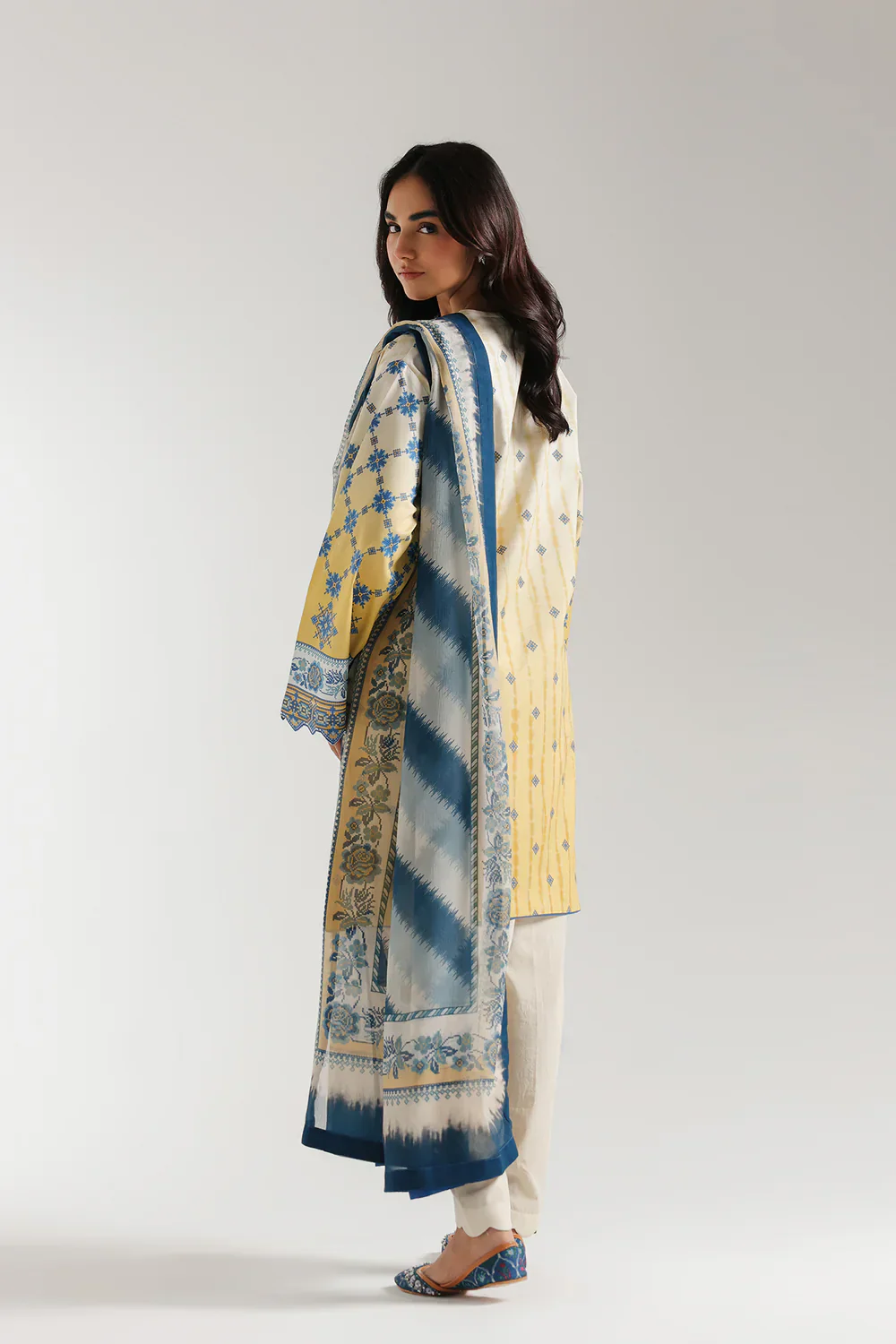 Ethnic Digital Printed Lawn 3PC - Image 3