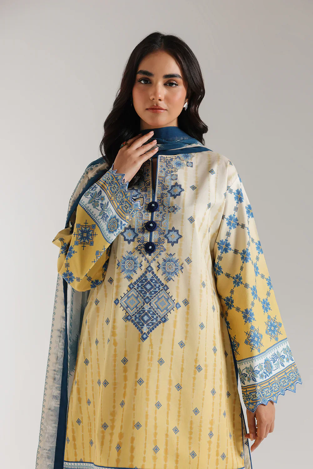 Ethnic Digital Printed Lawn 3PC - Image 5