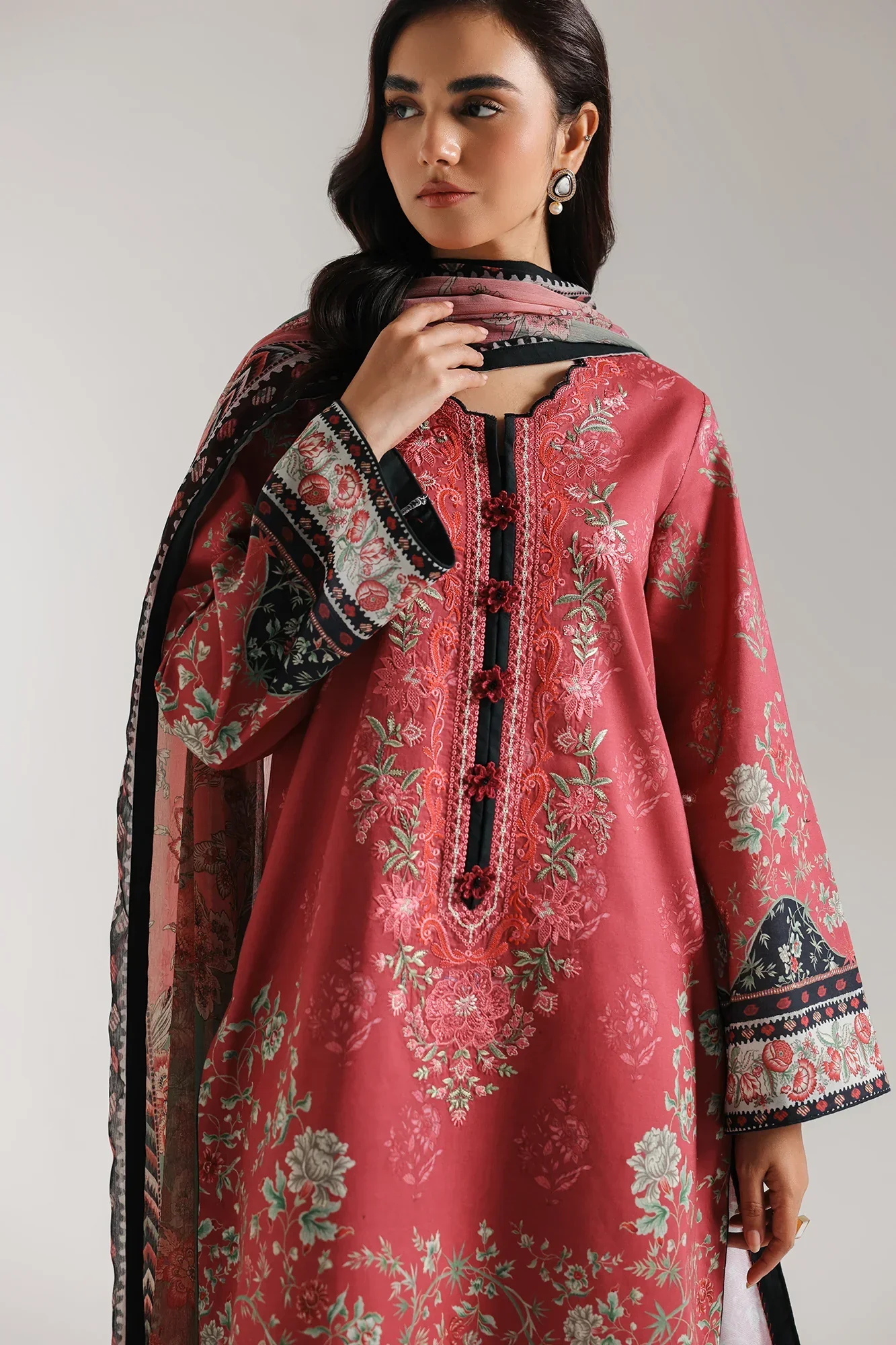 Ethnic Digital Printed Lawn 3PC - Image 3