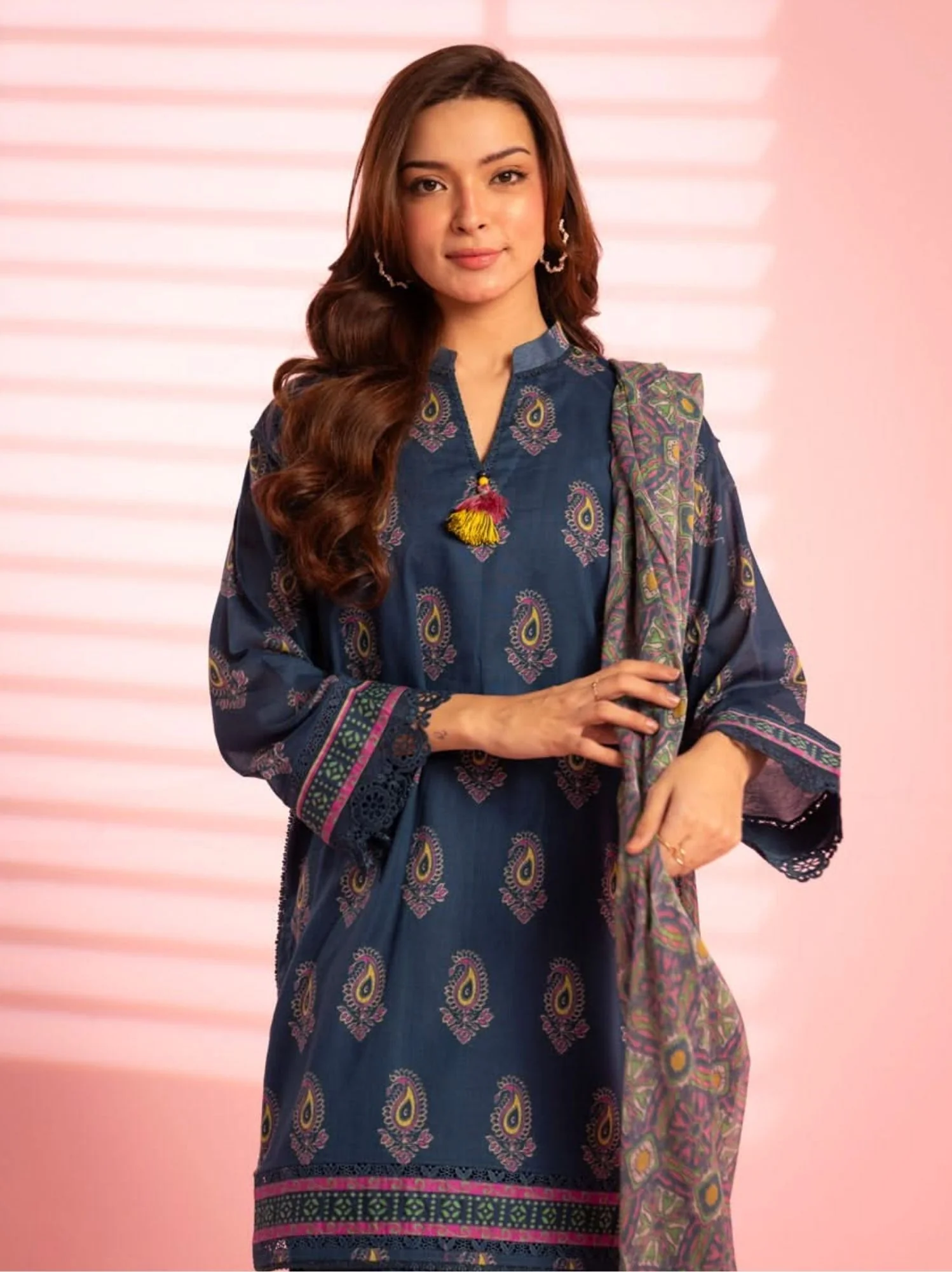 Fall By Alkaram Digital Printed Lawn 3PC - Image 2