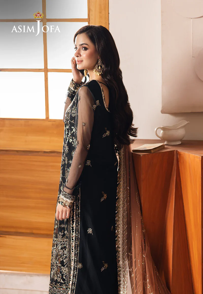 Heeriyan by Asim Jofa EMB Net 3PC - Image 8