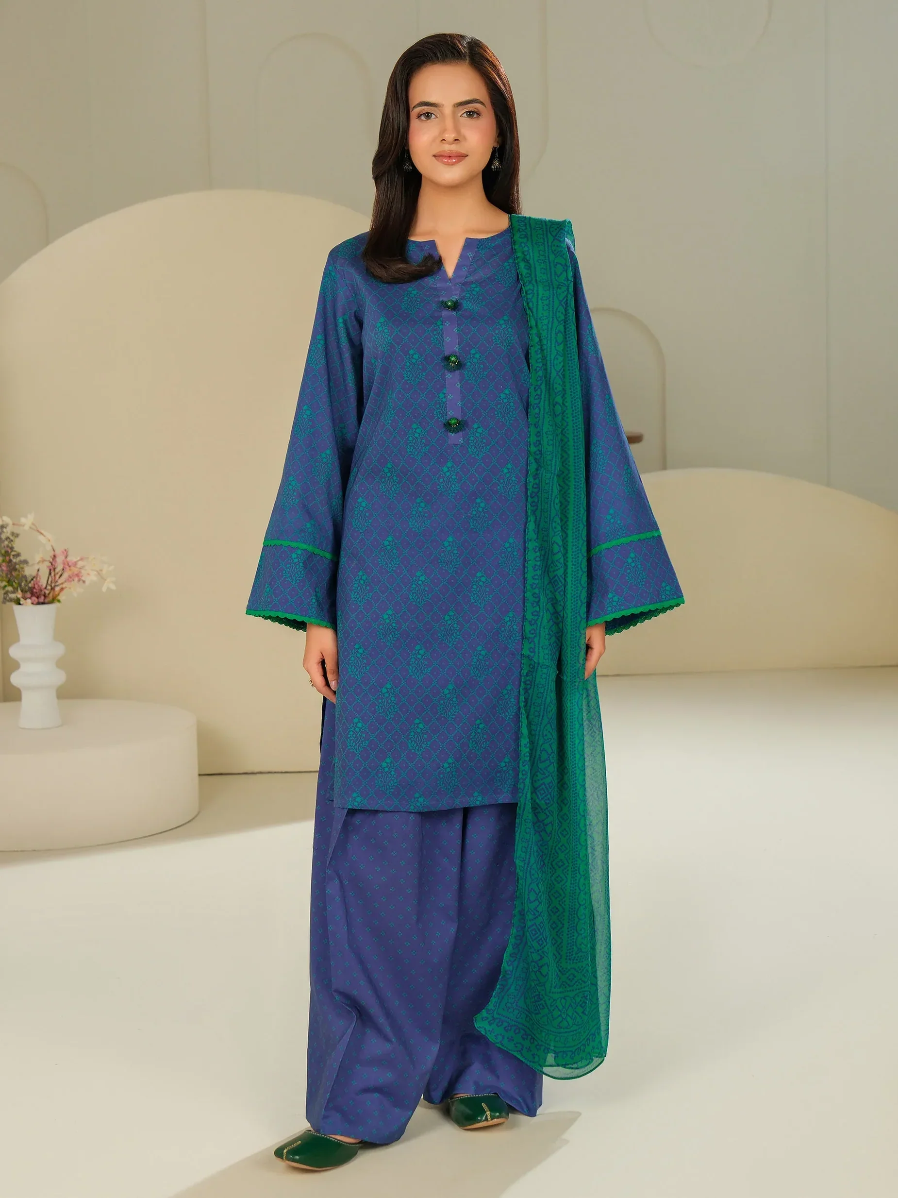 Limelight Printed Lawn 3PC