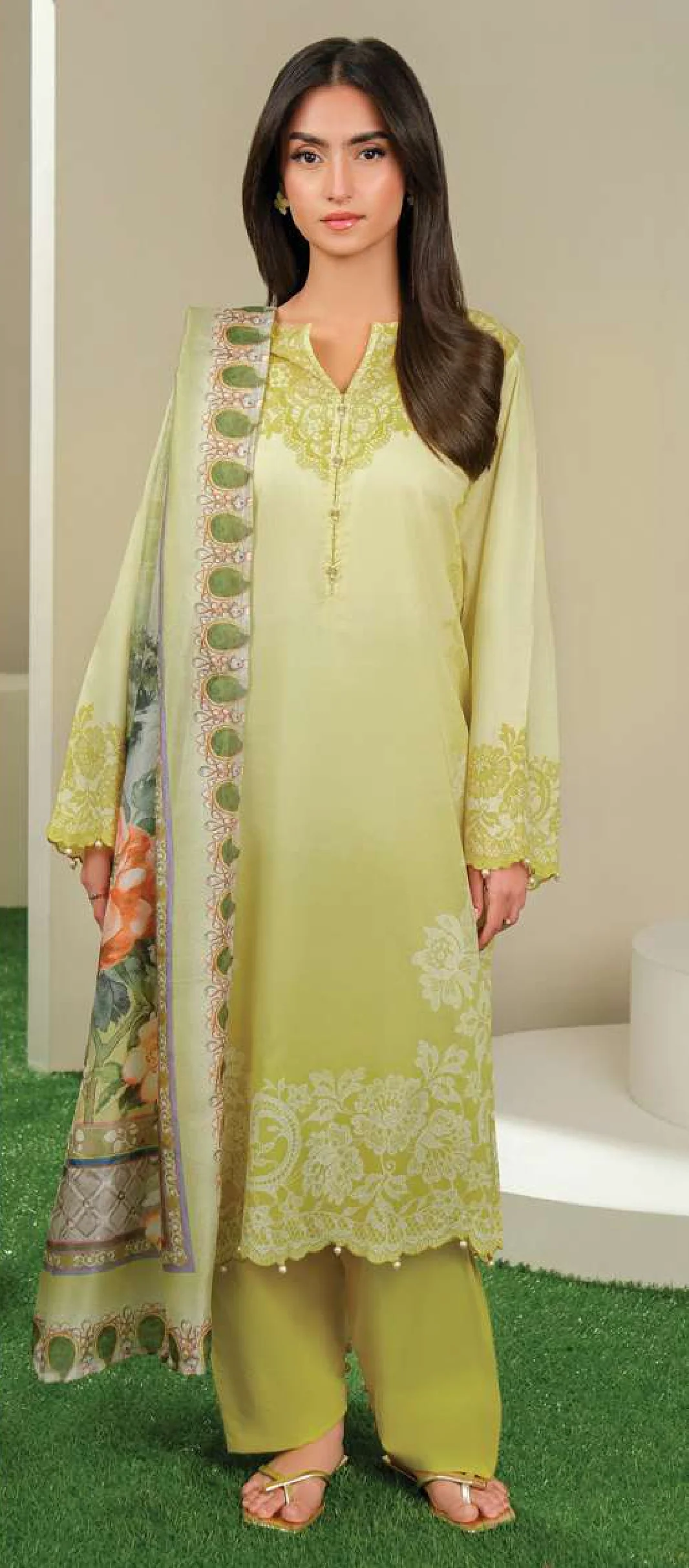Limelight Printed Lawn 3PC