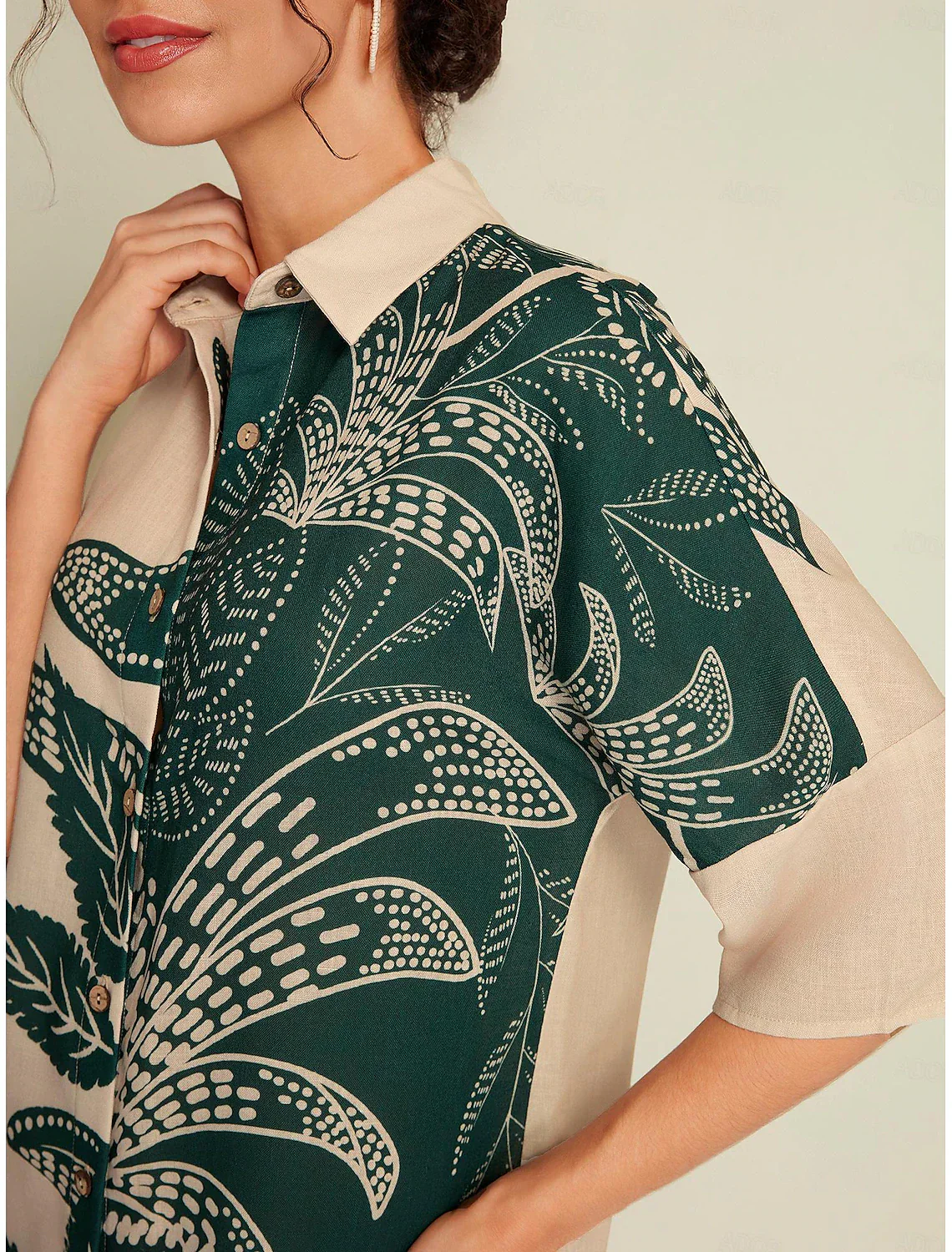 Lulusar Silk Shirt & Trouser 2-Pcs - Image 2