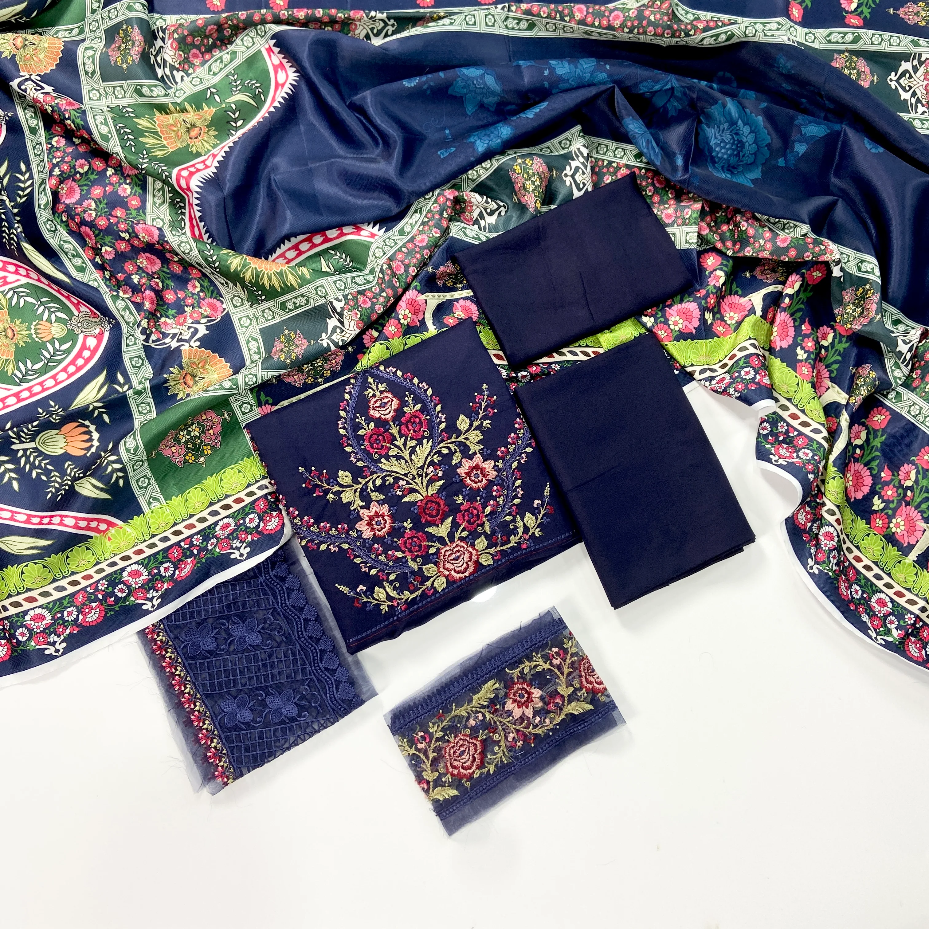Maria B Luxury Emb Dhanak 3PC