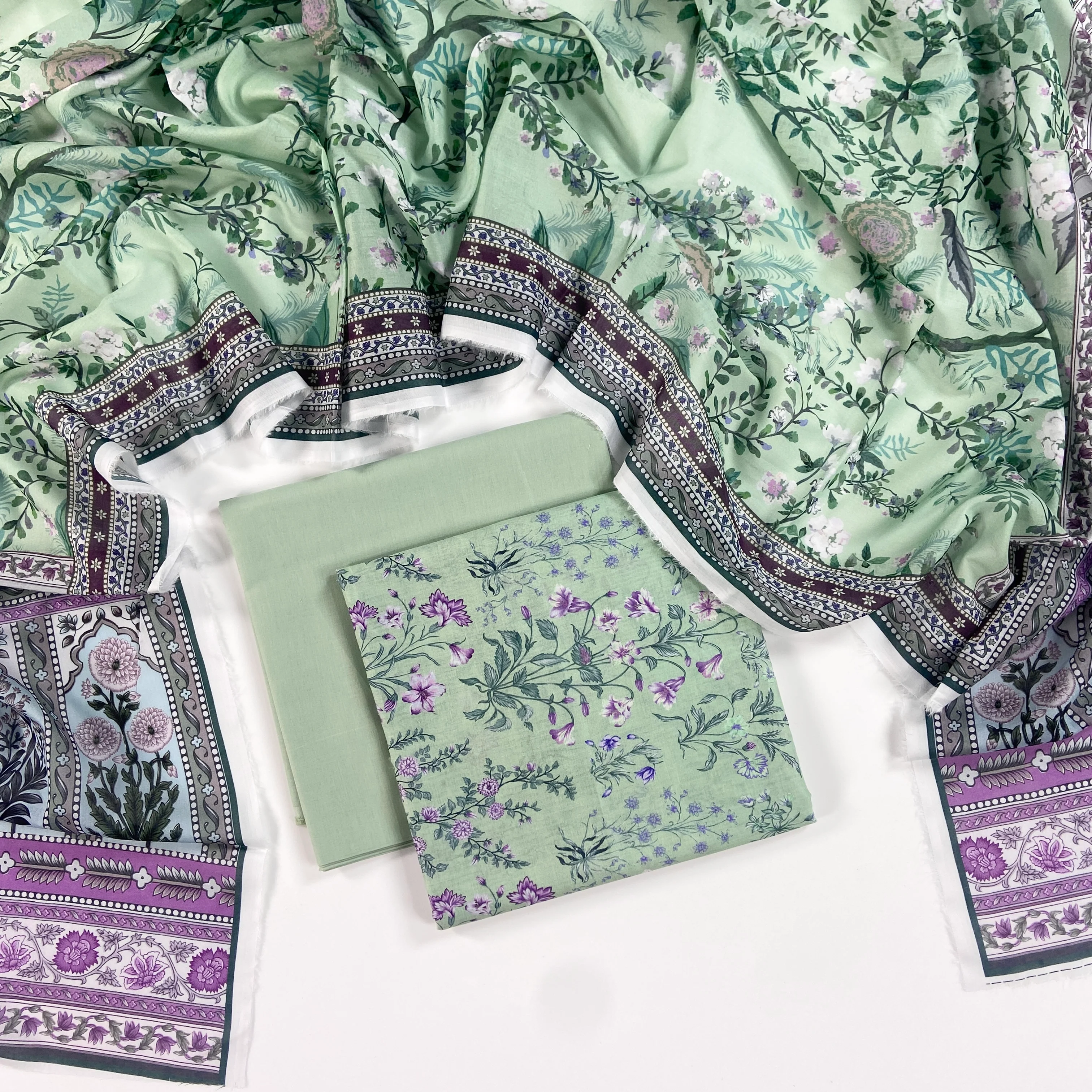 Mashaim Digital Printed Lawn 3PC