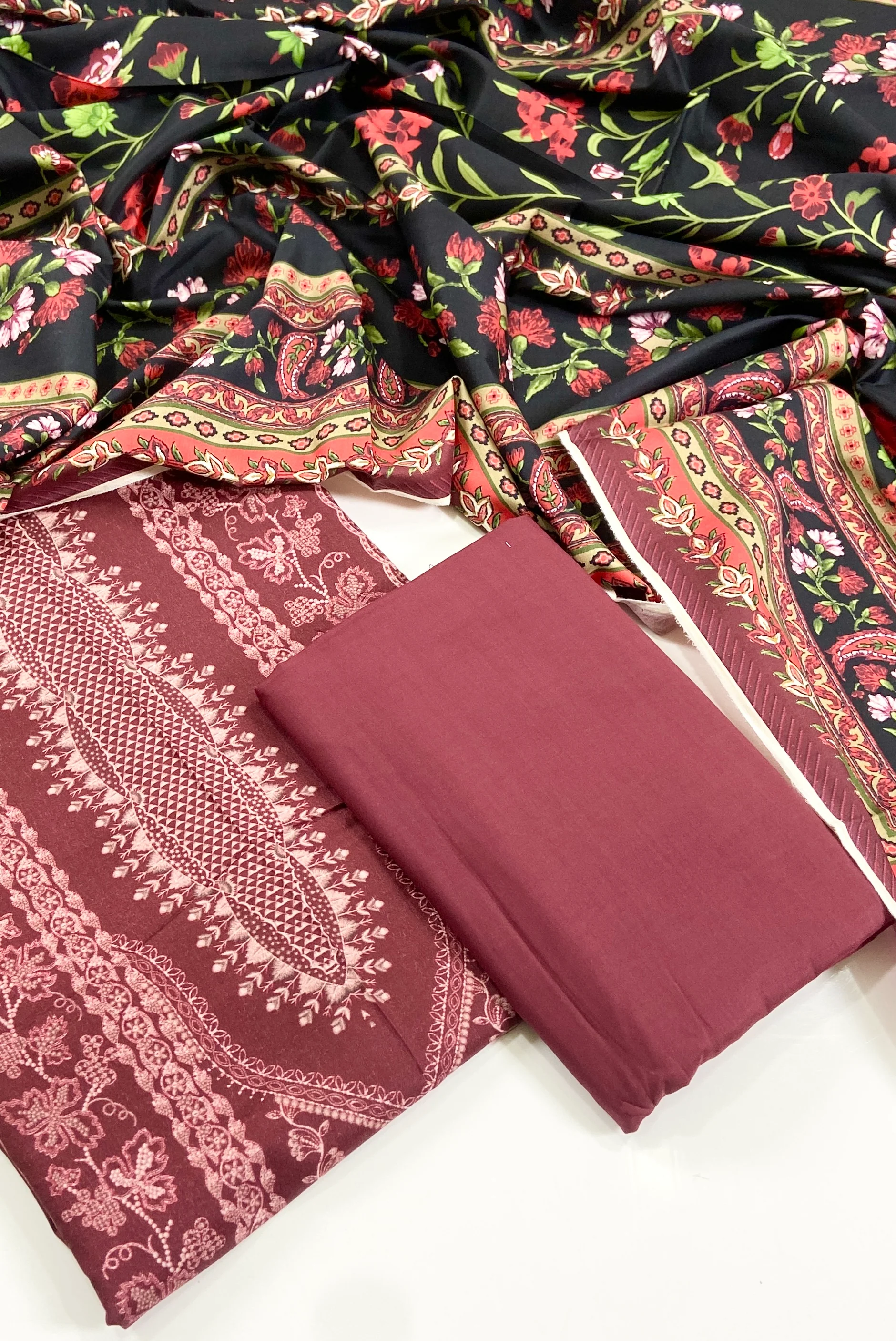 Mausummery Digital Printed Linen 3PC - Image 2