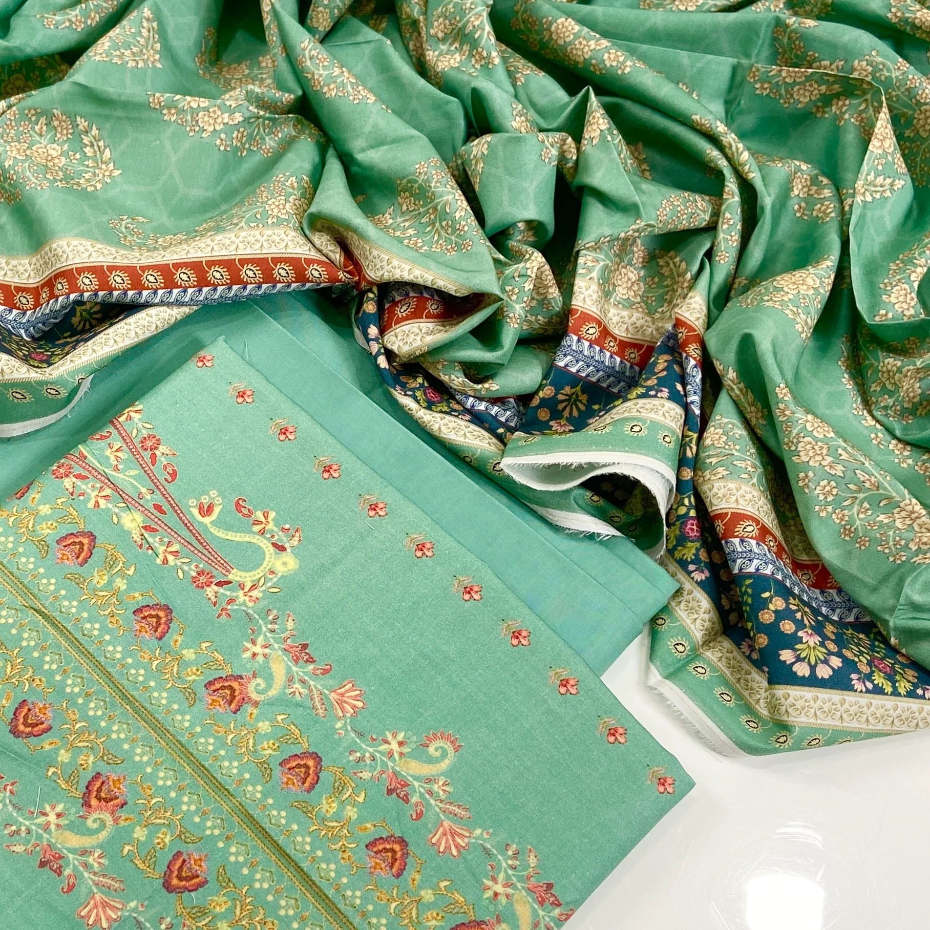 Mausummery Digital Printed Linen 3PC - Image 2