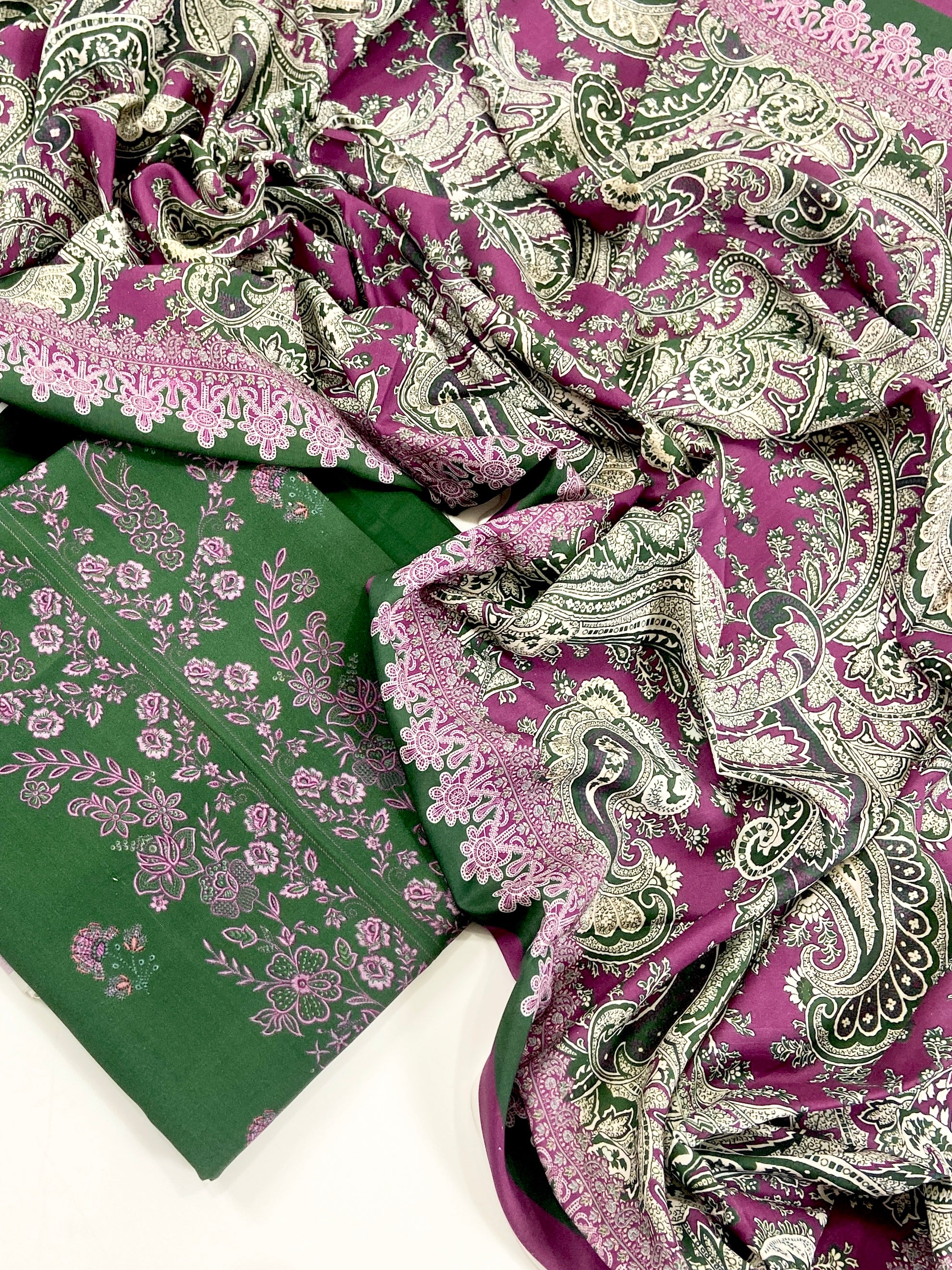 Mausummery Digital Printed Linen 3PC - Image 2