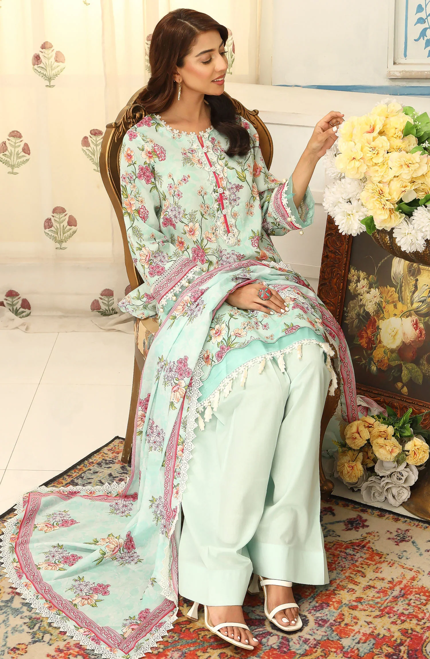 Mausummery Digital Printed Lawn 3PC - Image 3