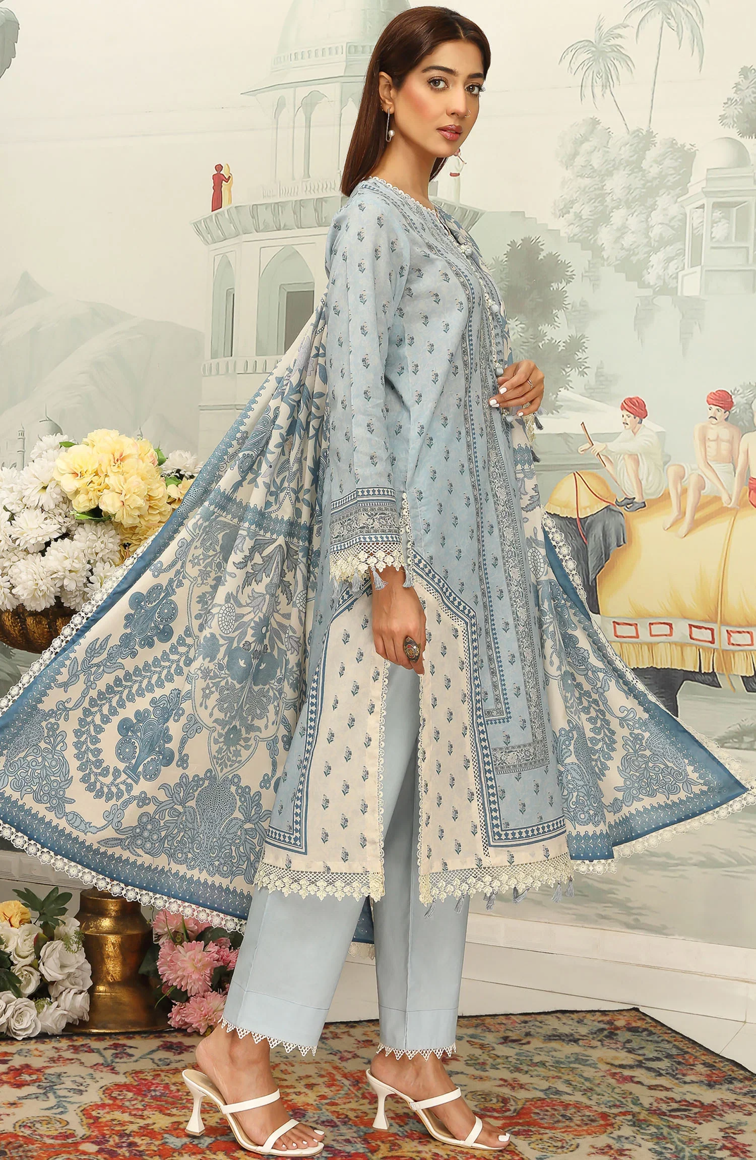 Mausummery Digital Printed Lawn 3PC - Image 2