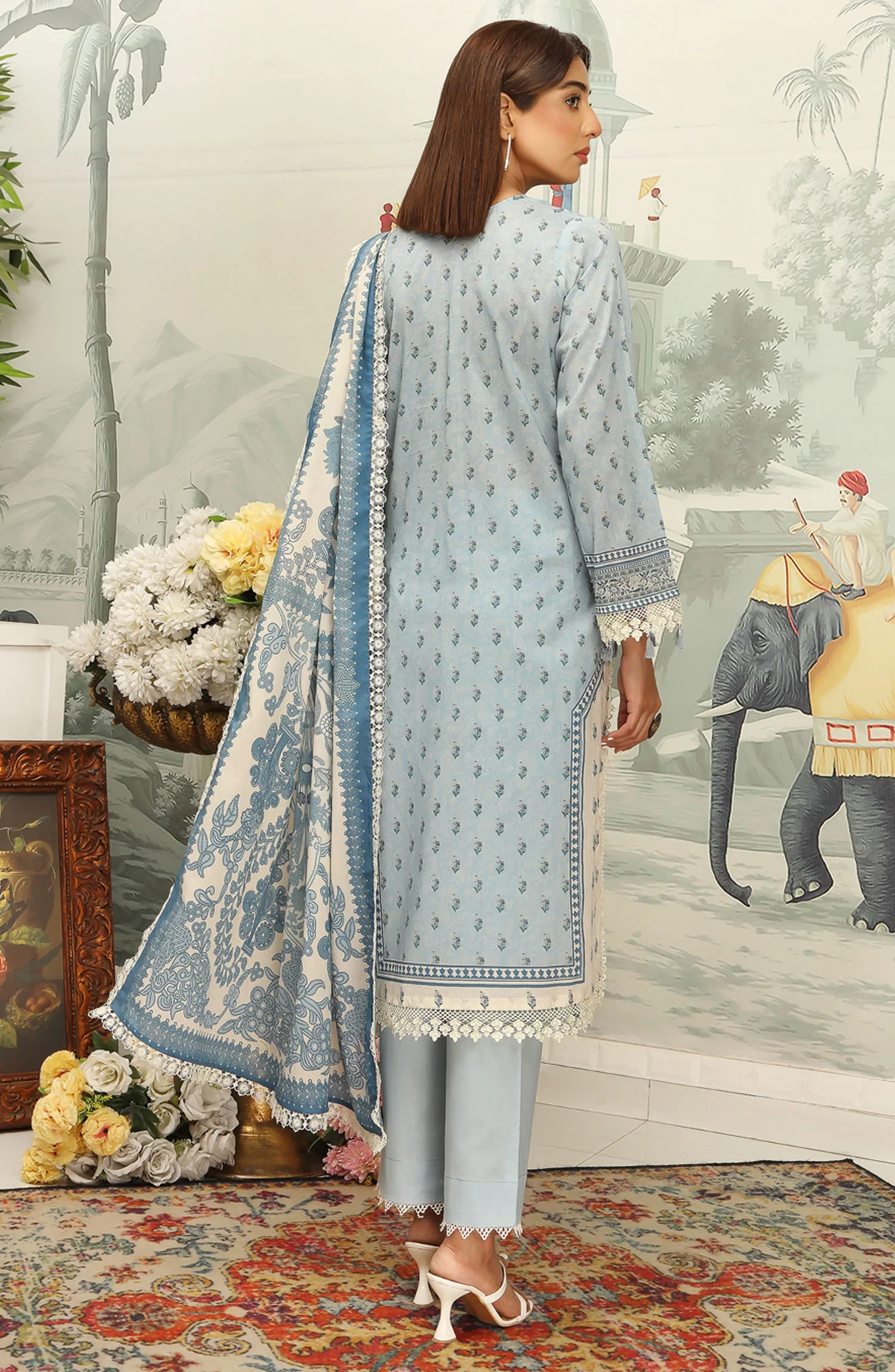 Mausummery Digital Printed Lawn 3PC - Image 3