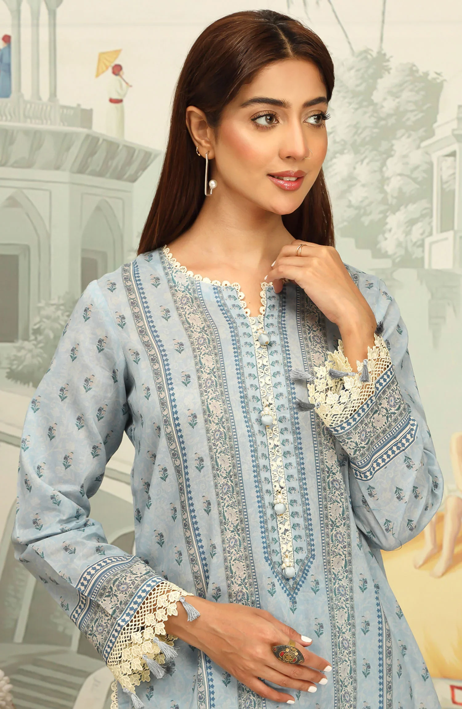 Mausummery Digital Printed Lawn 3PC - Image 4