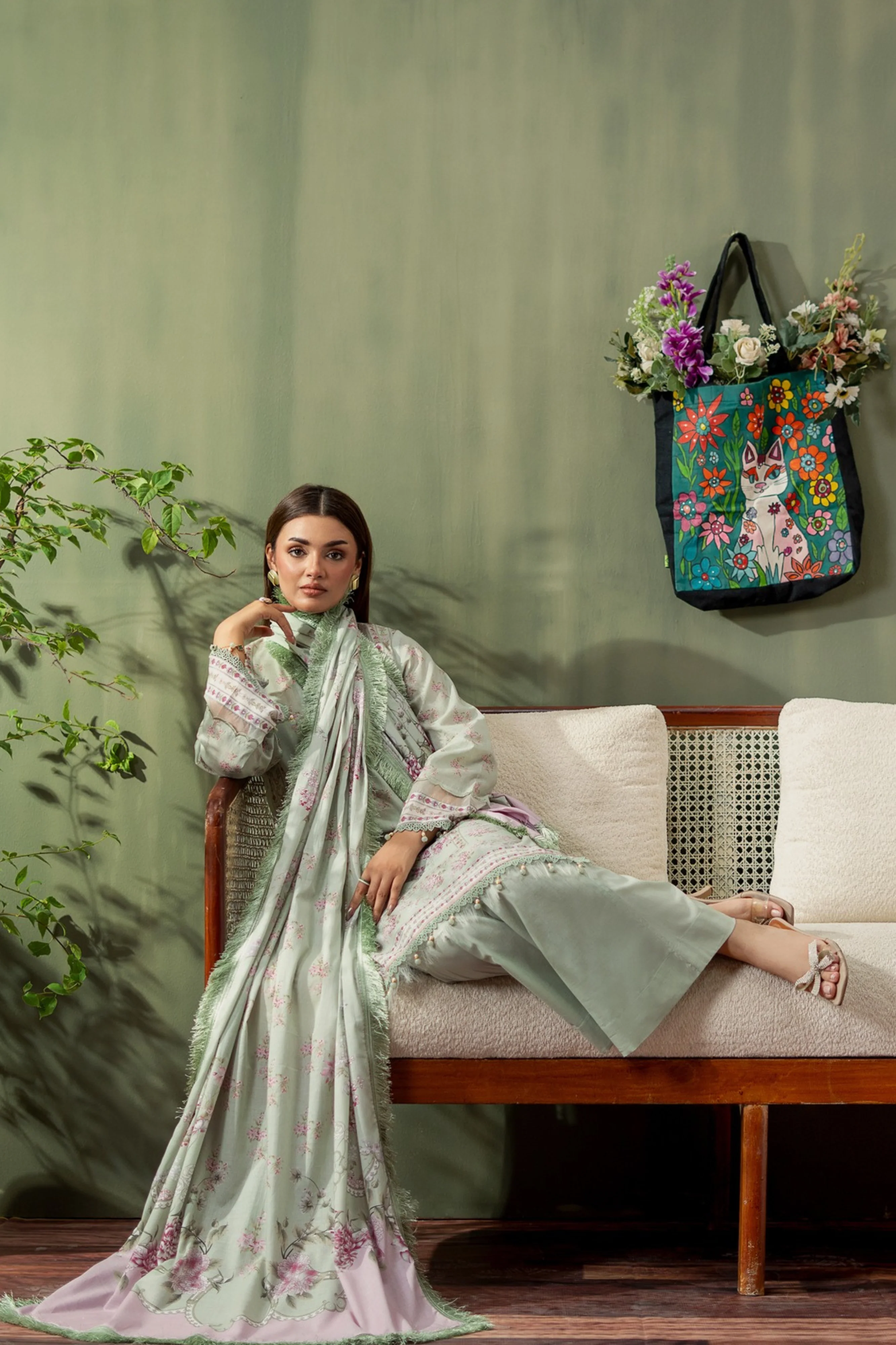 Mausummery Digital Printed Lawn 3PC - Image 3