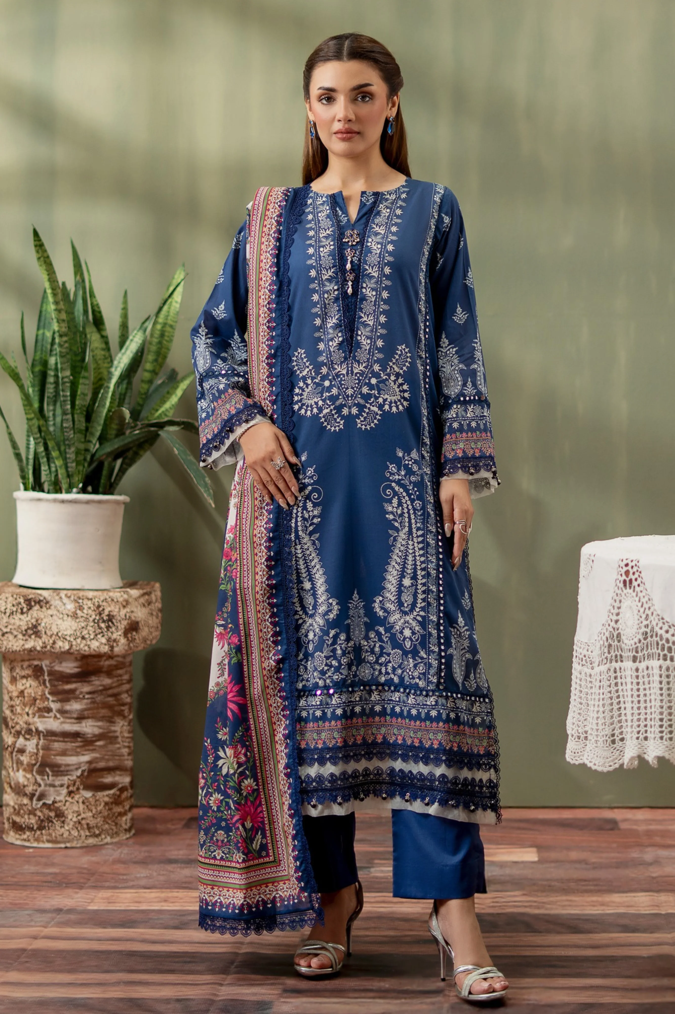 Mausummery Digital Printed Lawn 3PC