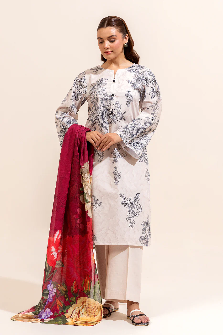 Morbagh By Beechtree Digital Printed Lawn 3PC - Image 2