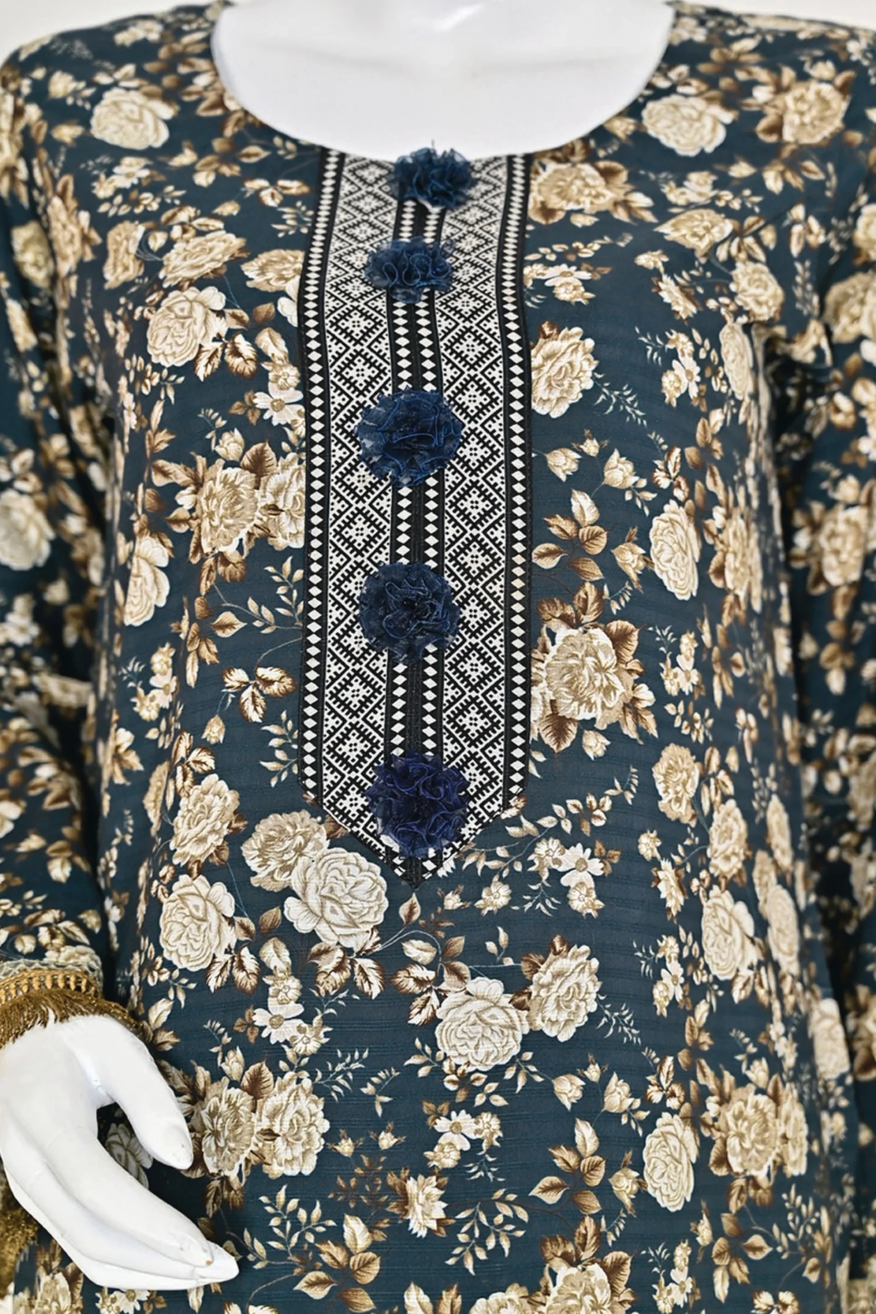 Murashe Printed Viscose 3PC - Image 4
