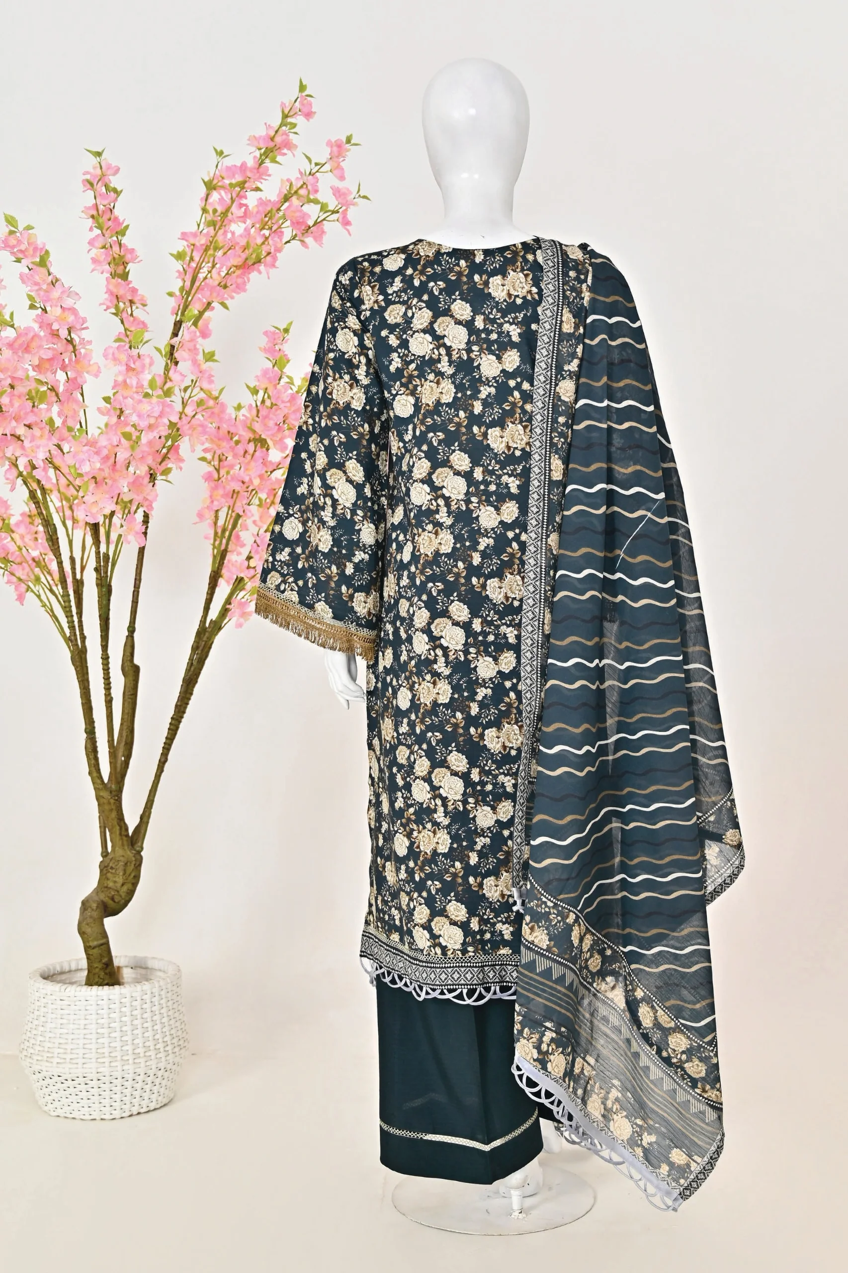 Murashe Printed Viscose 3PC - Image 5
