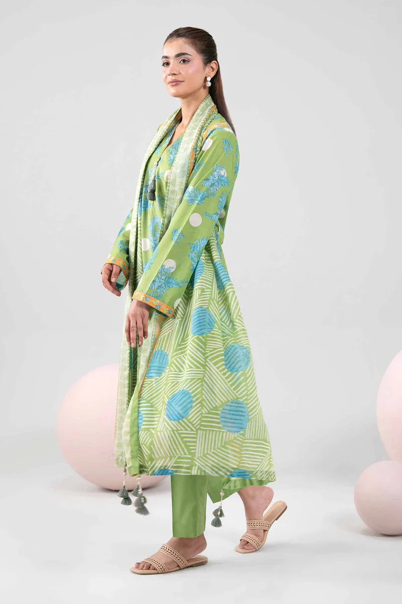 Nishat Digital Printed Lawn 3PC - Image 5