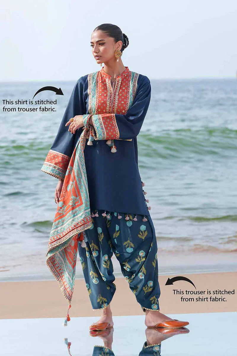 Nishat Digital Printed Lawn 3PC - Image 6