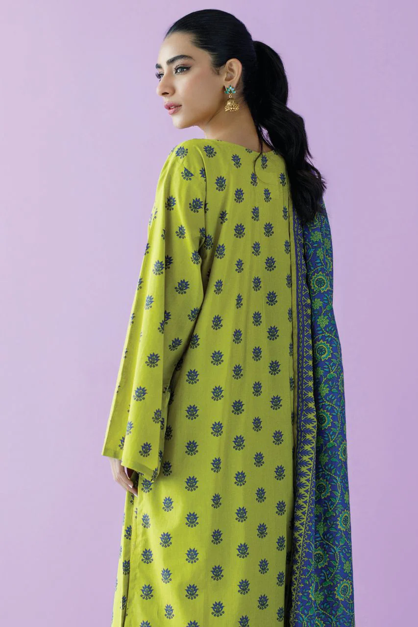 Orient Basic Printed Lawn 3PC - Image 2