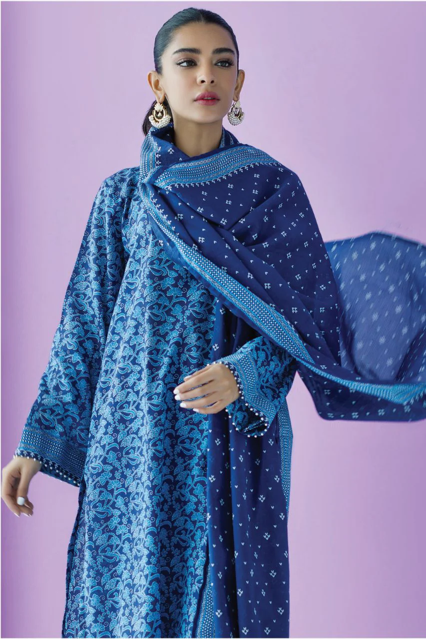 Orient Basic Printed Lawn 3PC