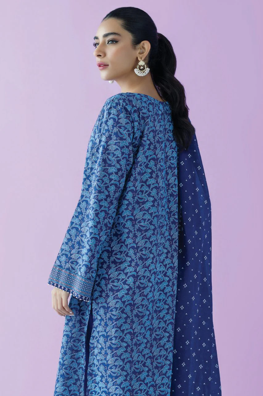 Orient Basic Printed Lawn 3PC - Image 3