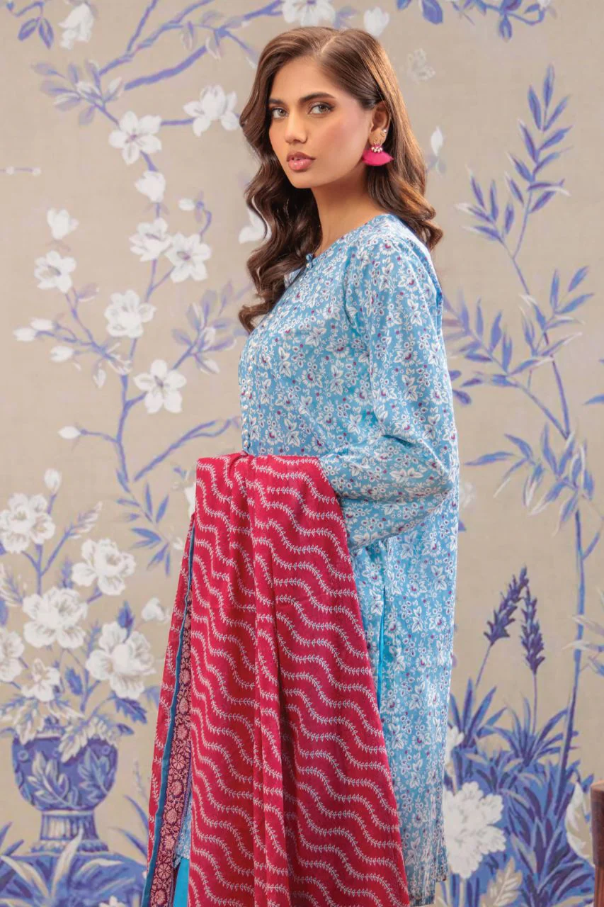 Orient Basic Printed Lawn 3PC - Image 2