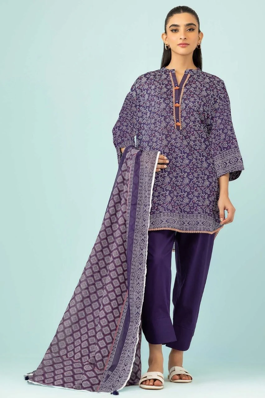 Orient Digital Printed Lawn 3PC
