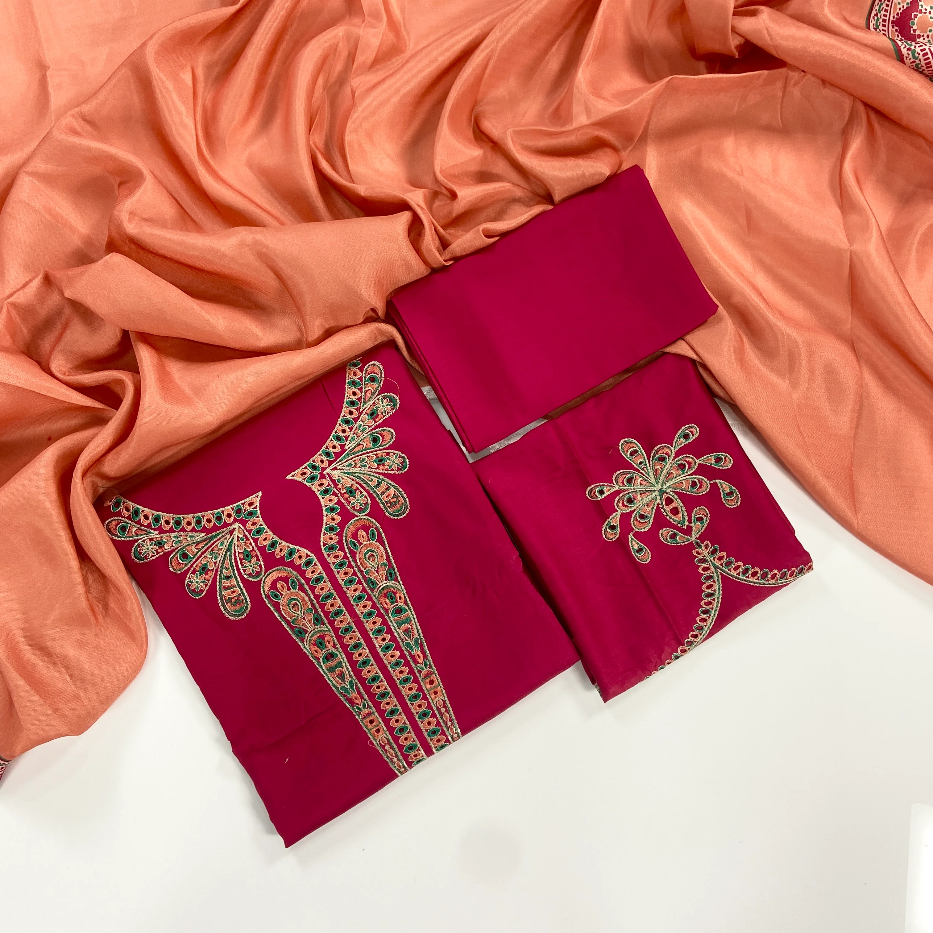 Zara Shahjahan Luxury Emb Linen 3PC
