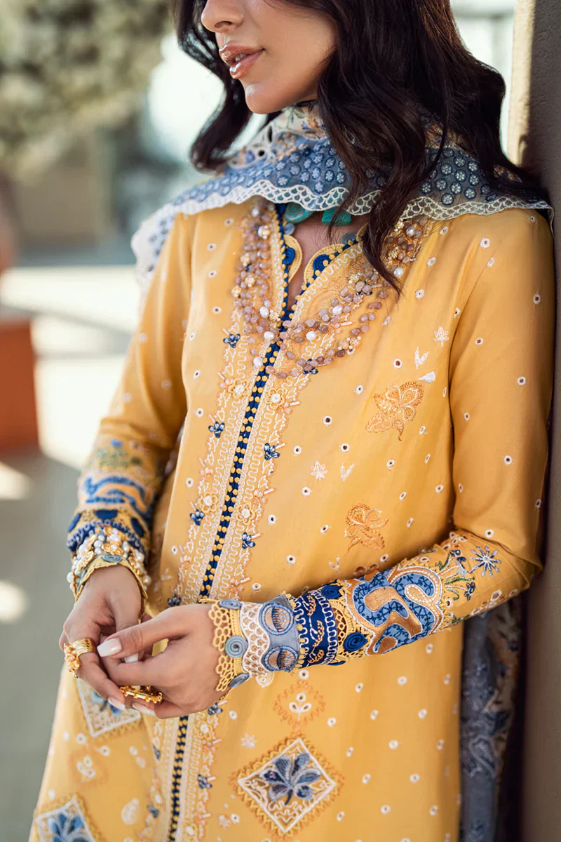 QalamKar Luxury Lawn | 3PC - Image 2
