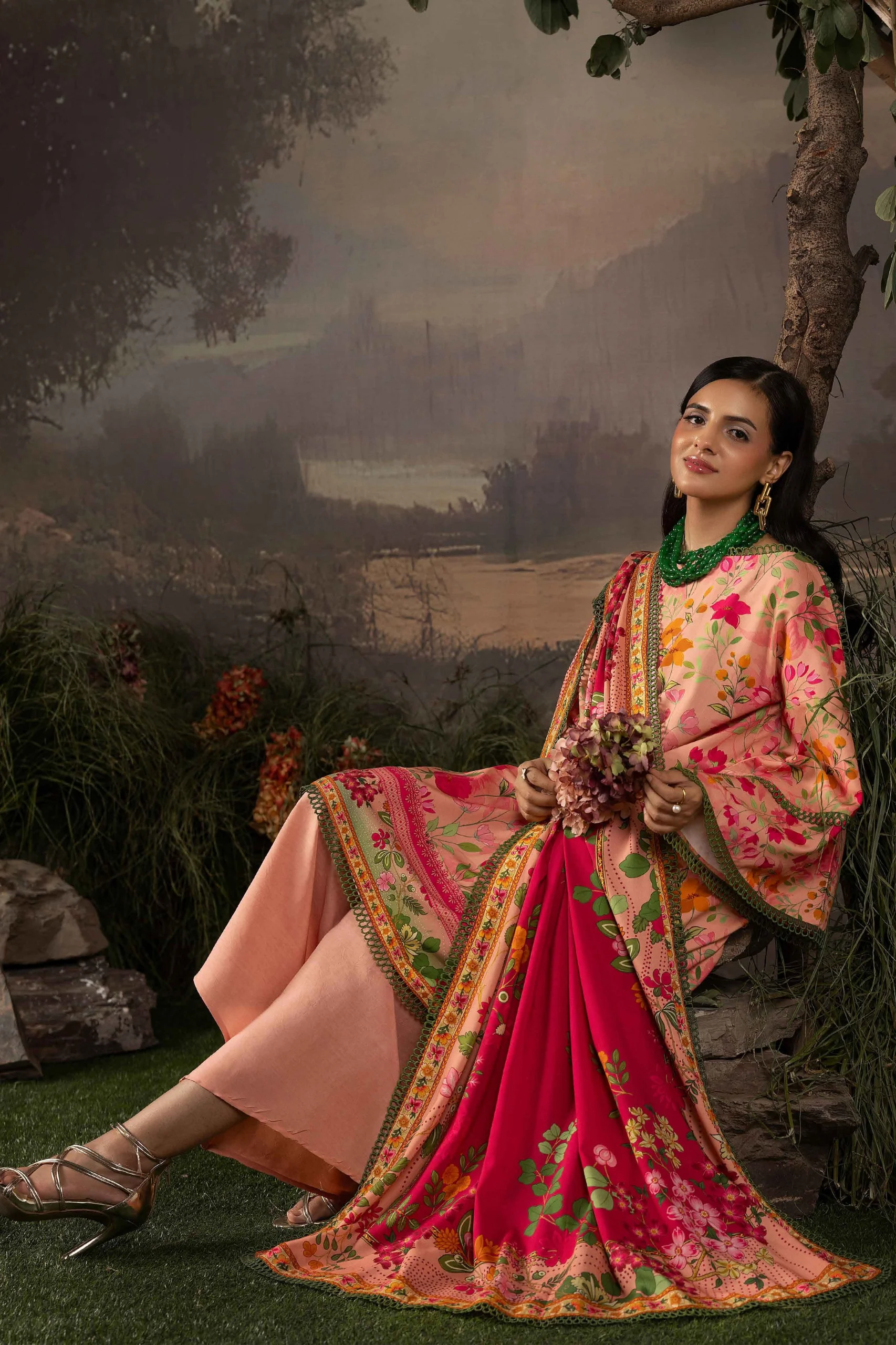 Raiha Luxury Linen 3PC - Image 4