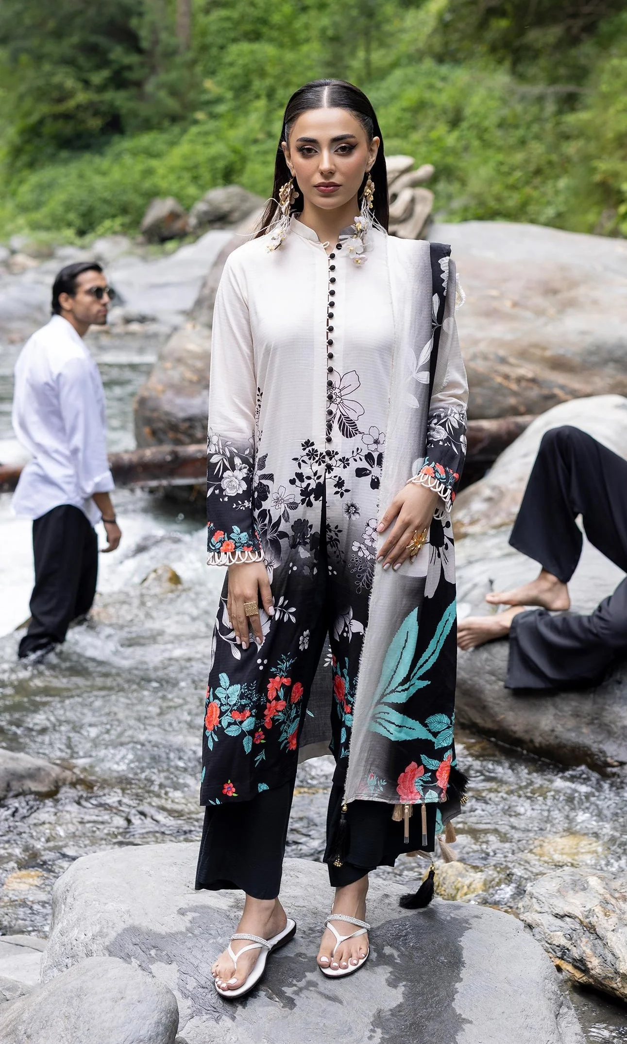 Rang-E-Gul By Paltar Printed Viscose 3PC